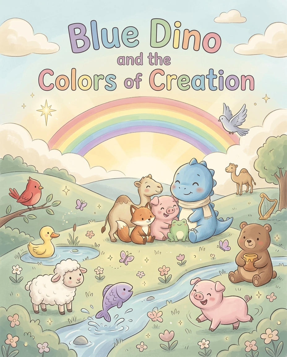 Blue Dino and the Colors of Creation