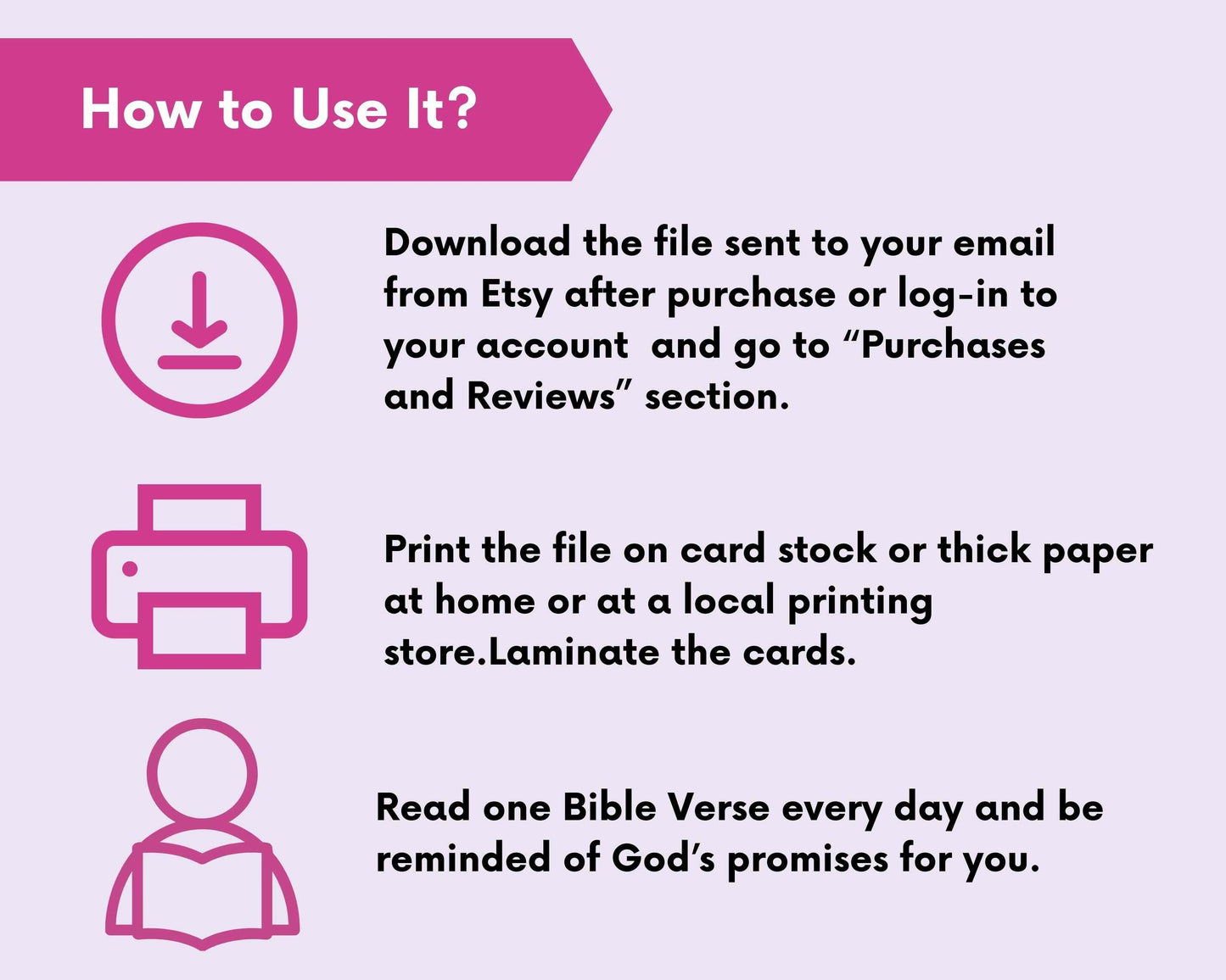 Printable 366 Promises of God Scripture Cards,Gift for Sister in Christ