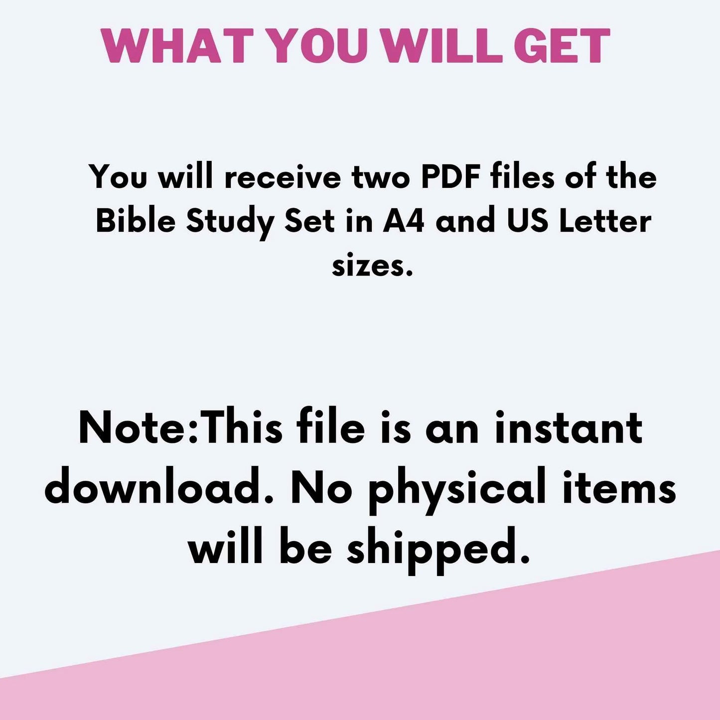 Sunday School Bible Study Set for Kids Printable