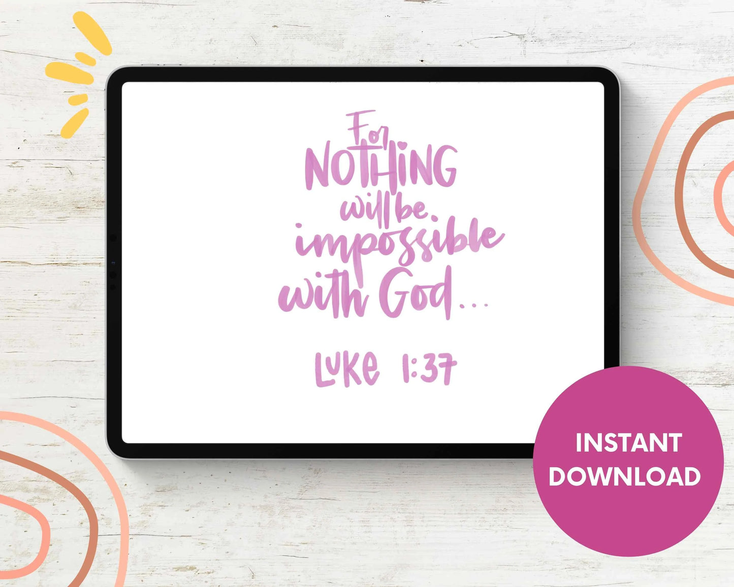 Handwritten Bible Verse Digital Stickers for Goodnotes Planner