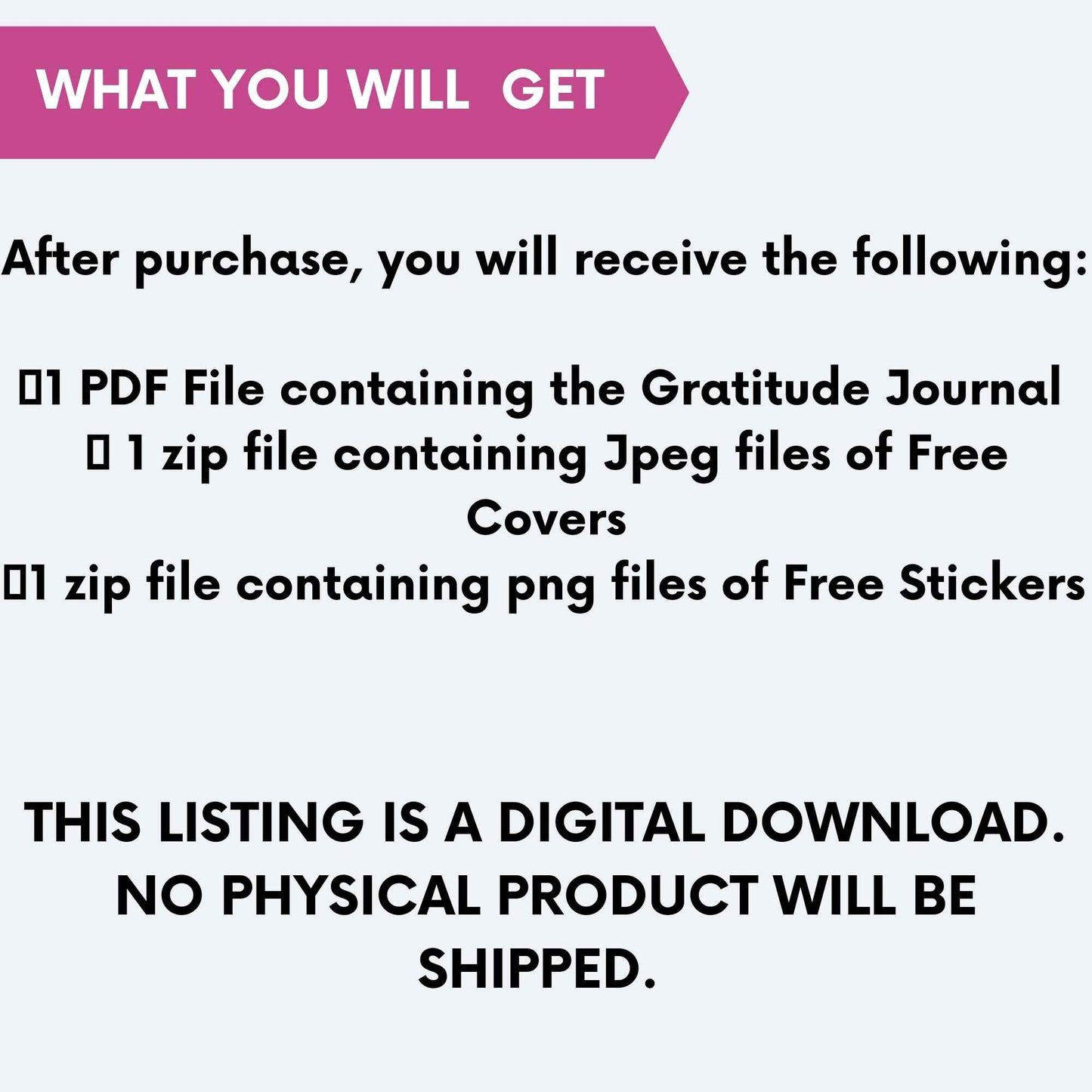 Simple Blue 100 Days of Gratitude Digital Goodnotes Journal for Ipad