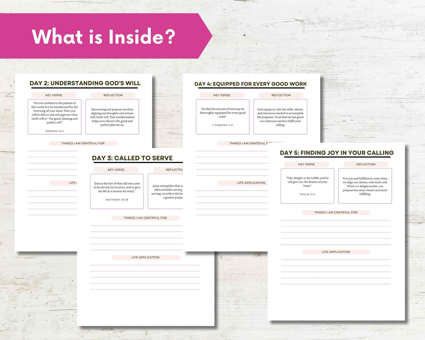 Discover Your Purpose:31 Day Printable Devotional for Christian Women