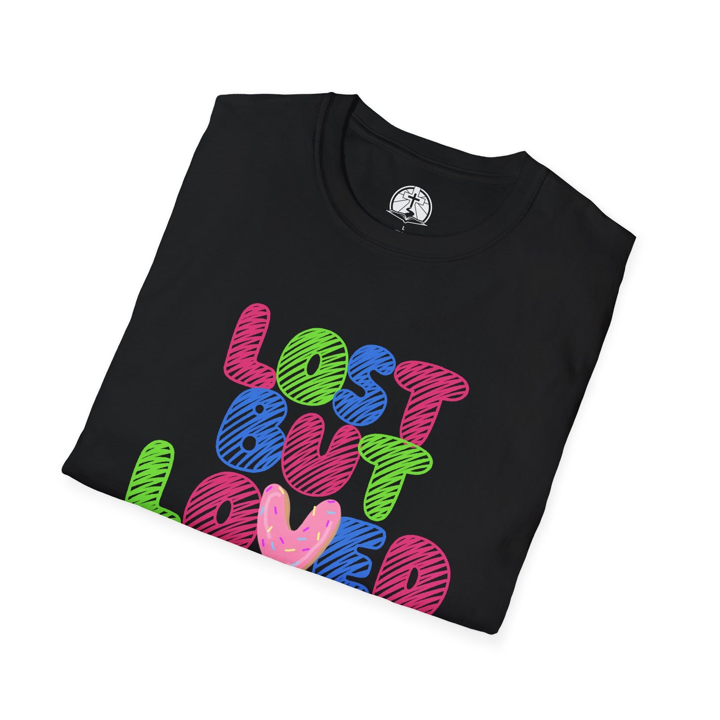 "Lost but Loved" Colorful Christian Graphic T-Shirt