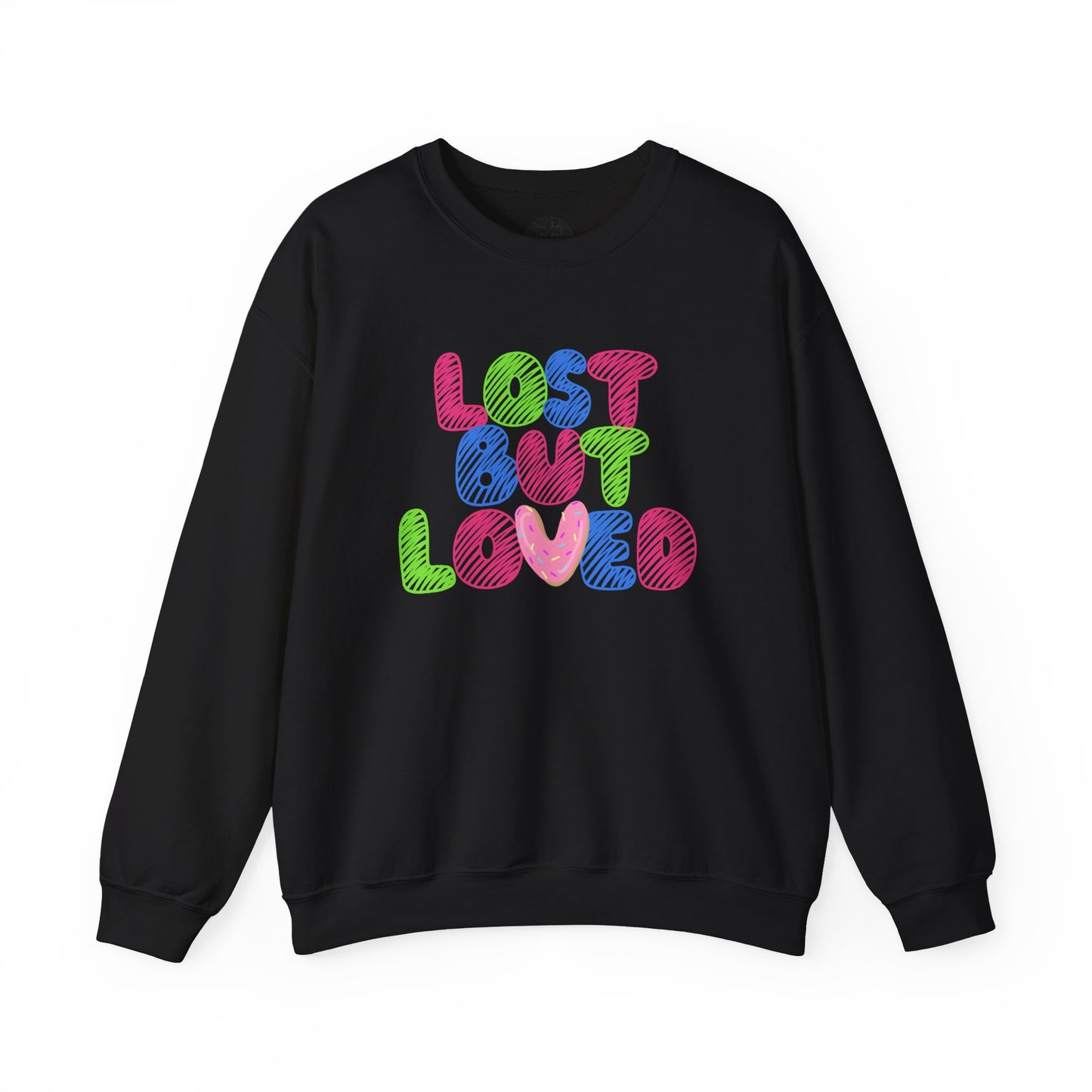 Lost But Loved Christian Heavy Blend Crewneck Sweatshirt