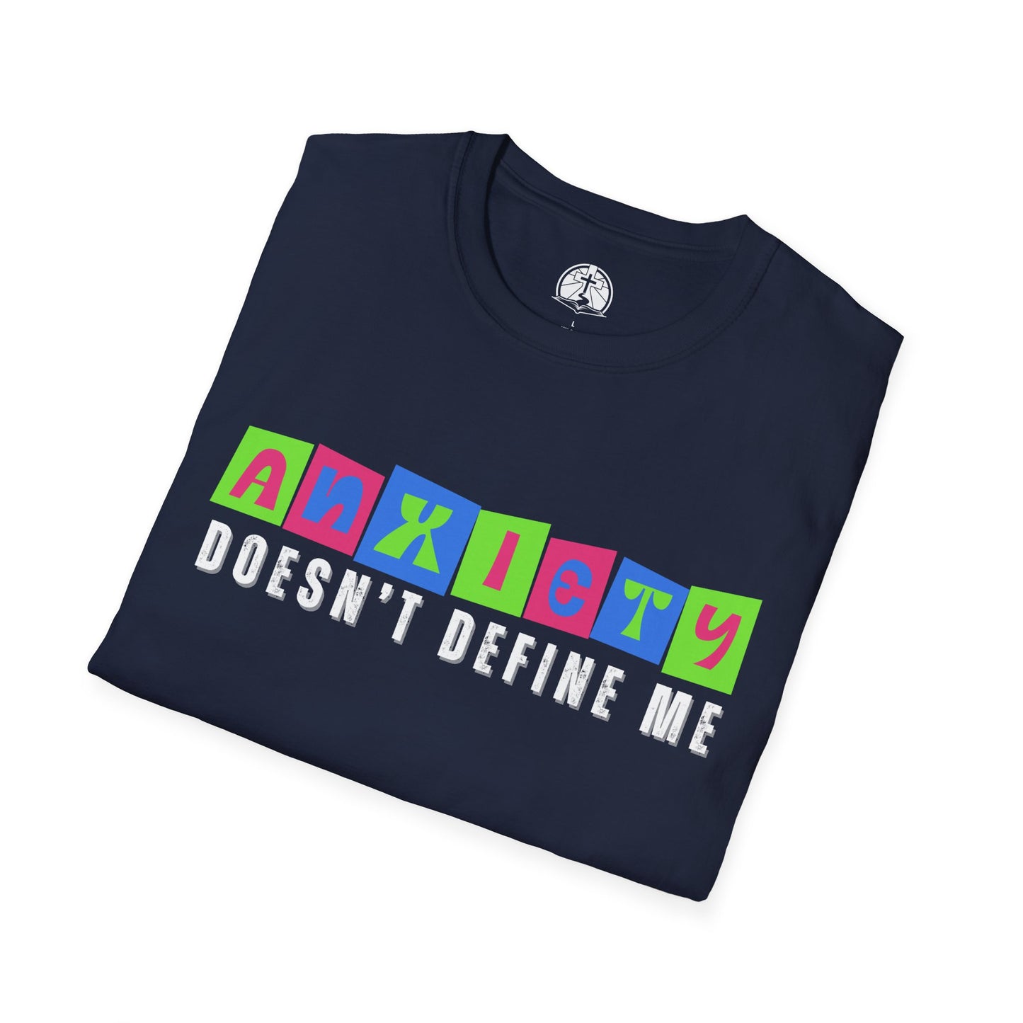 "Anxiety Doesn't Define Me" Inspirational Tee for Christians