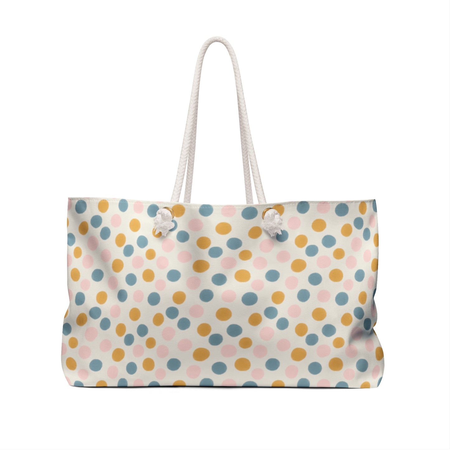 Colorful Polka Dot Weekend Bag - Stylish & Versatile Travel Tote