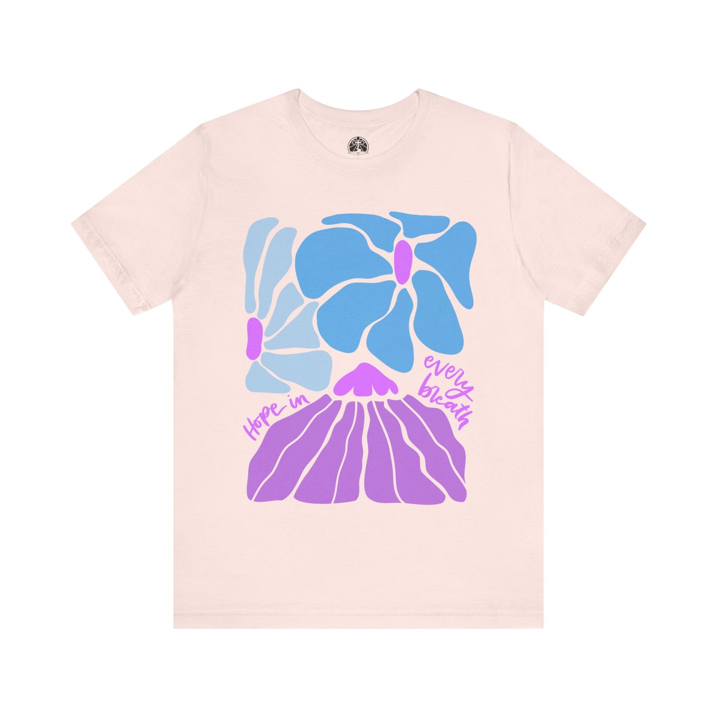 Hope In Every Breath Boho Floral Inspirational T-Shirt