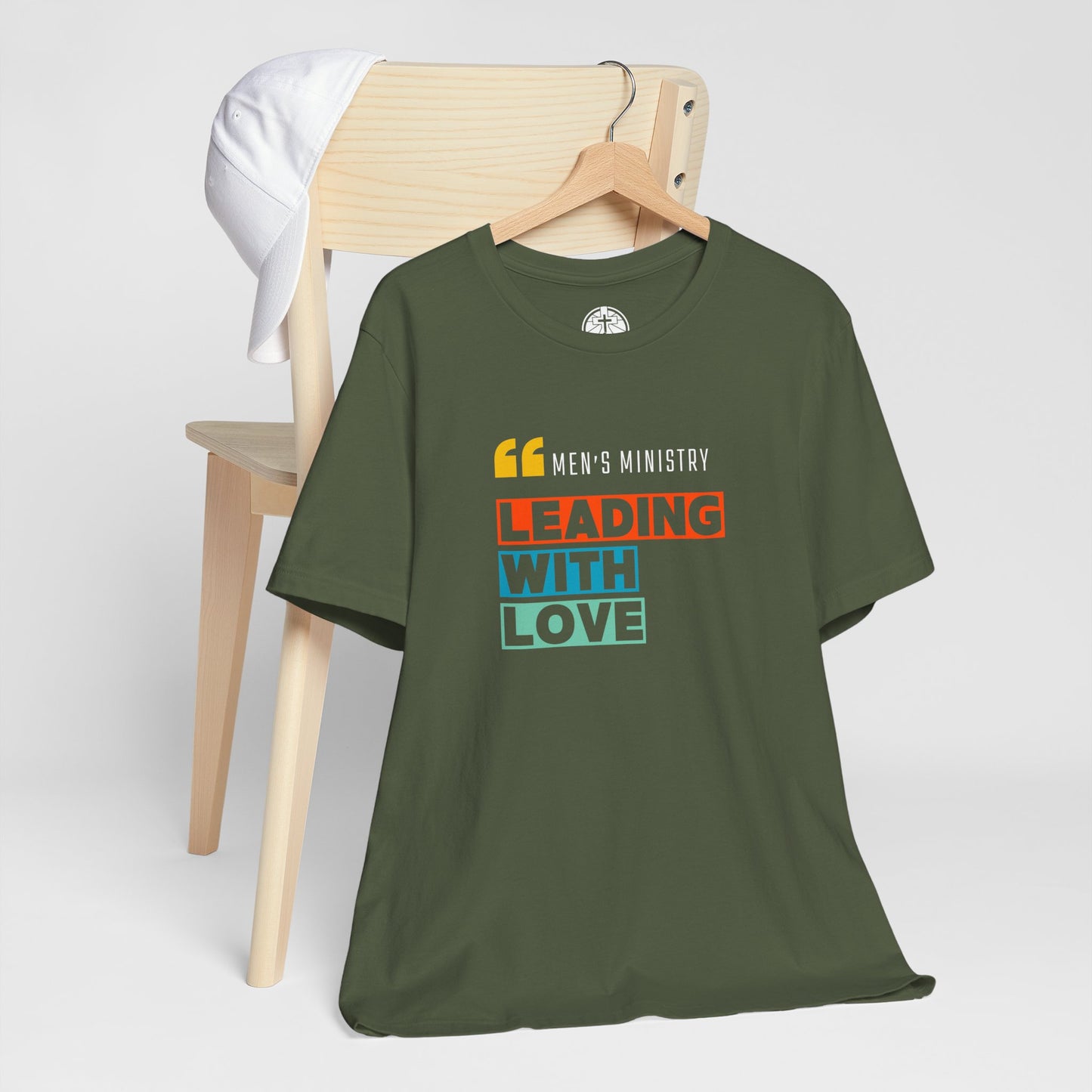 Christian Men's Ministry T-Shirt - Leading with Love