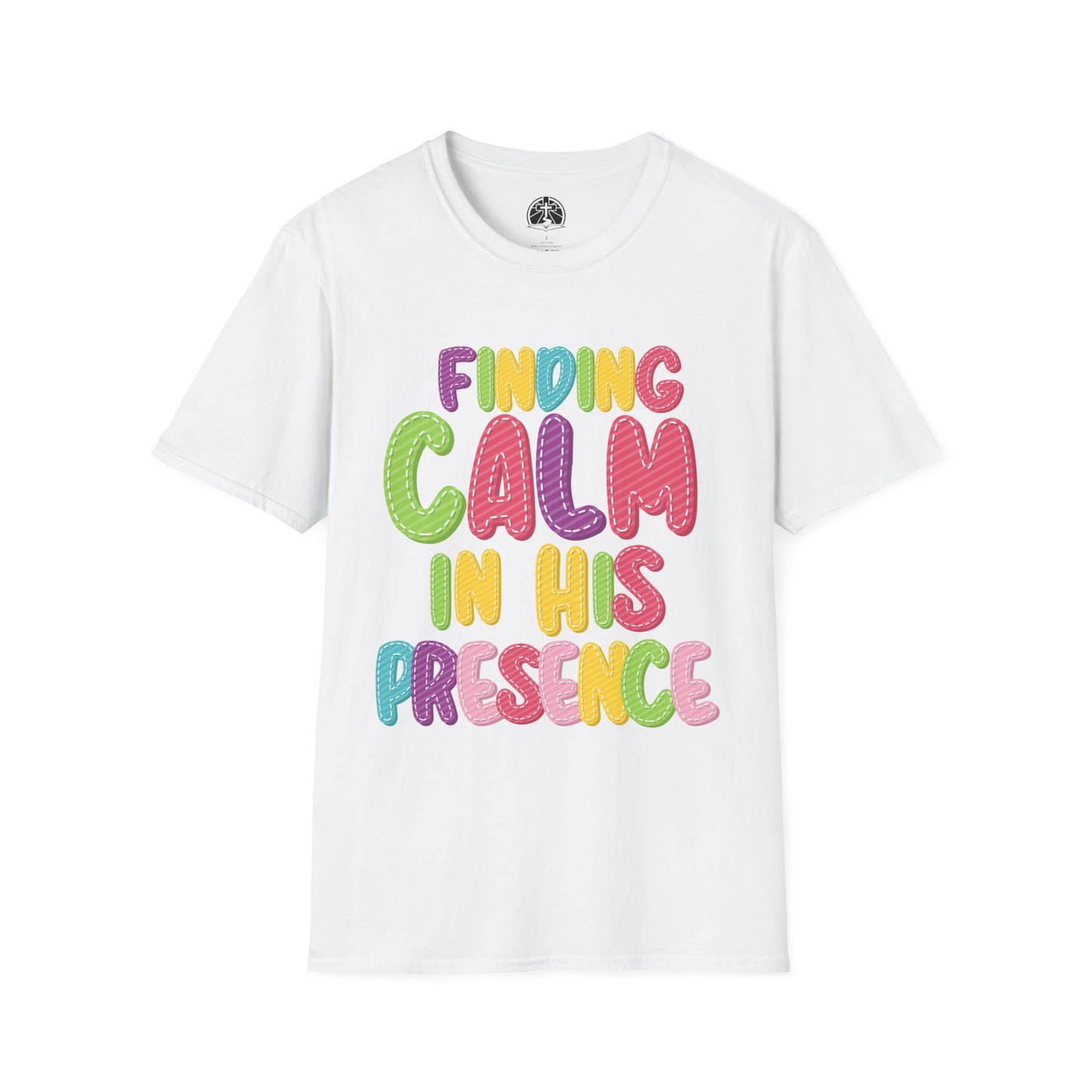 Finding Calm Christian Inspirational Softstyle T-Shirt