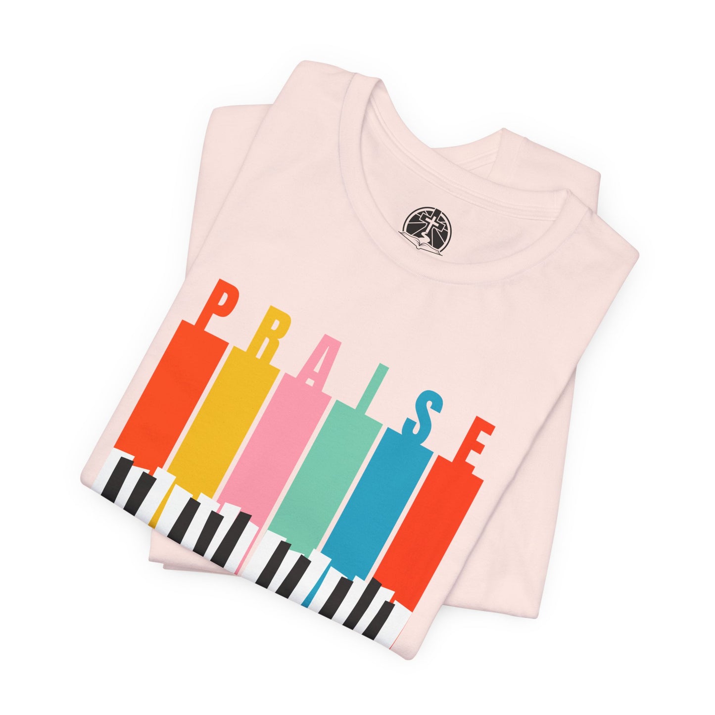 Praise Piano Unisex Jersey Short Sleeve Tee – Vibrant Music-Inspired Graphic Shirt