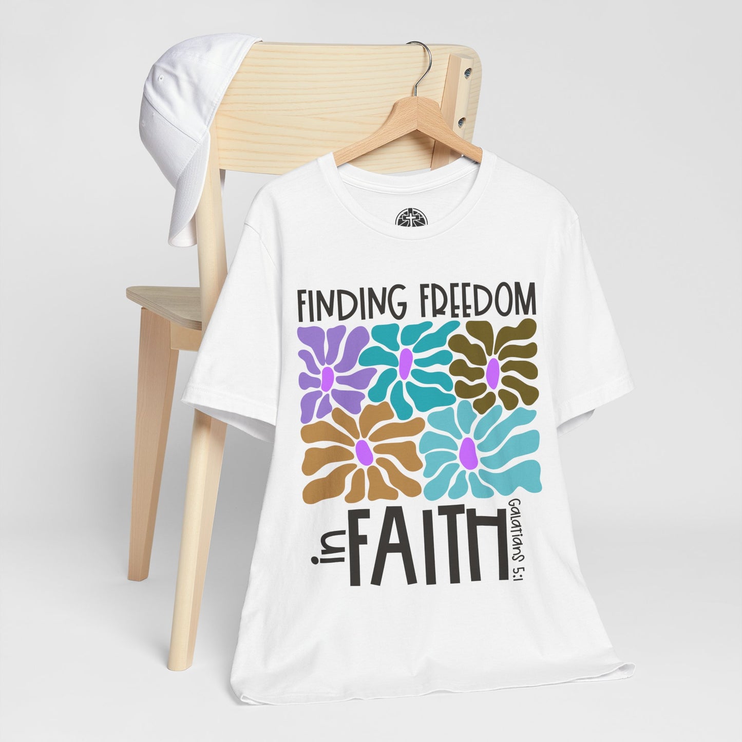 Finding Freedom in Faith Tee, Faith-Based Gift, Spiritual Motivation T-Shirt