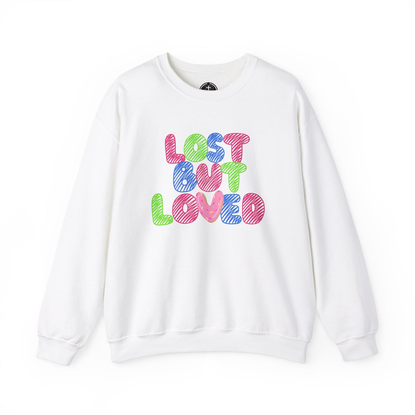 Lost But Loved Christian Heavy Blend Crewneck Sweatshirt