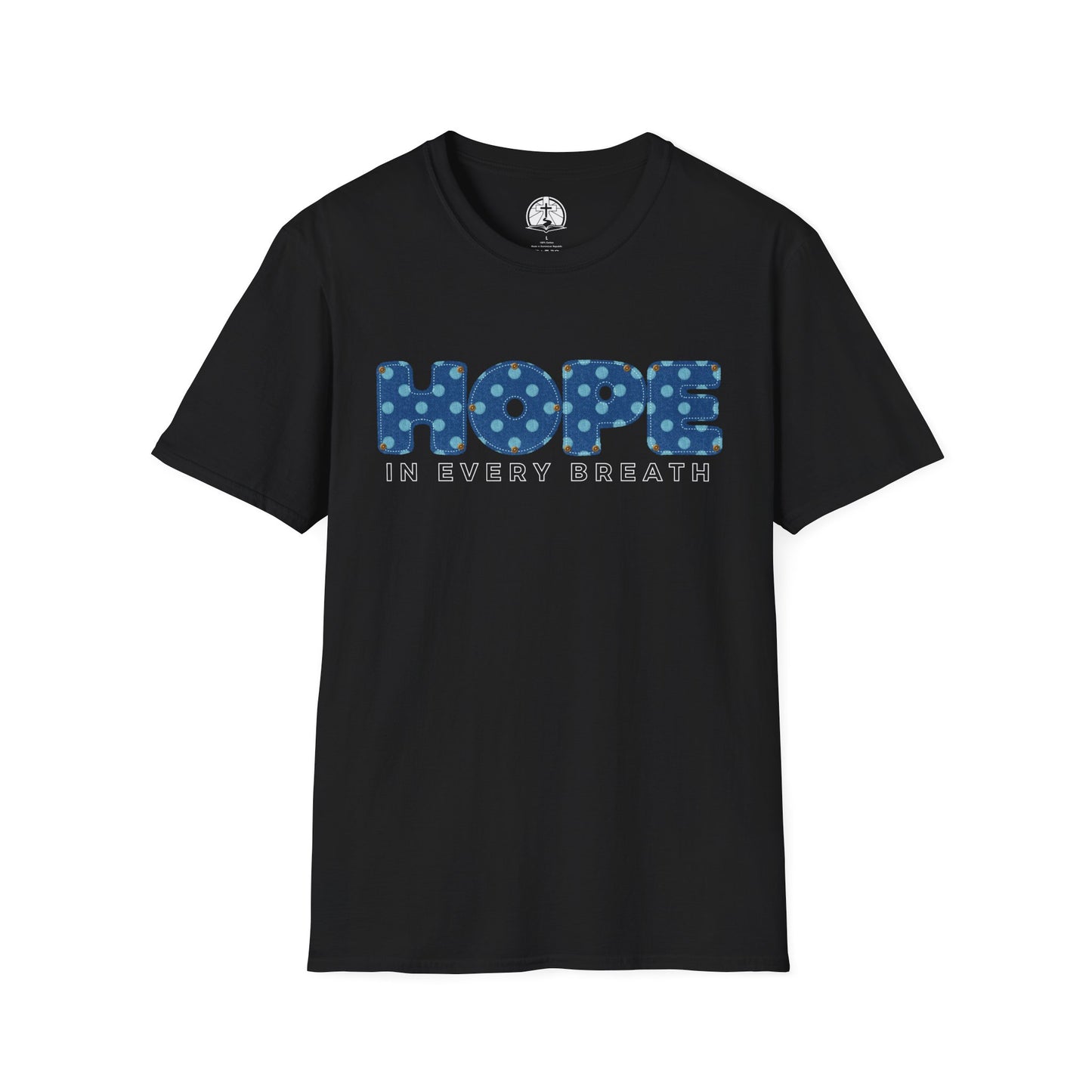 Hope in Every Breath Unisex Inspirational Softstyle T-Shirt for Christians