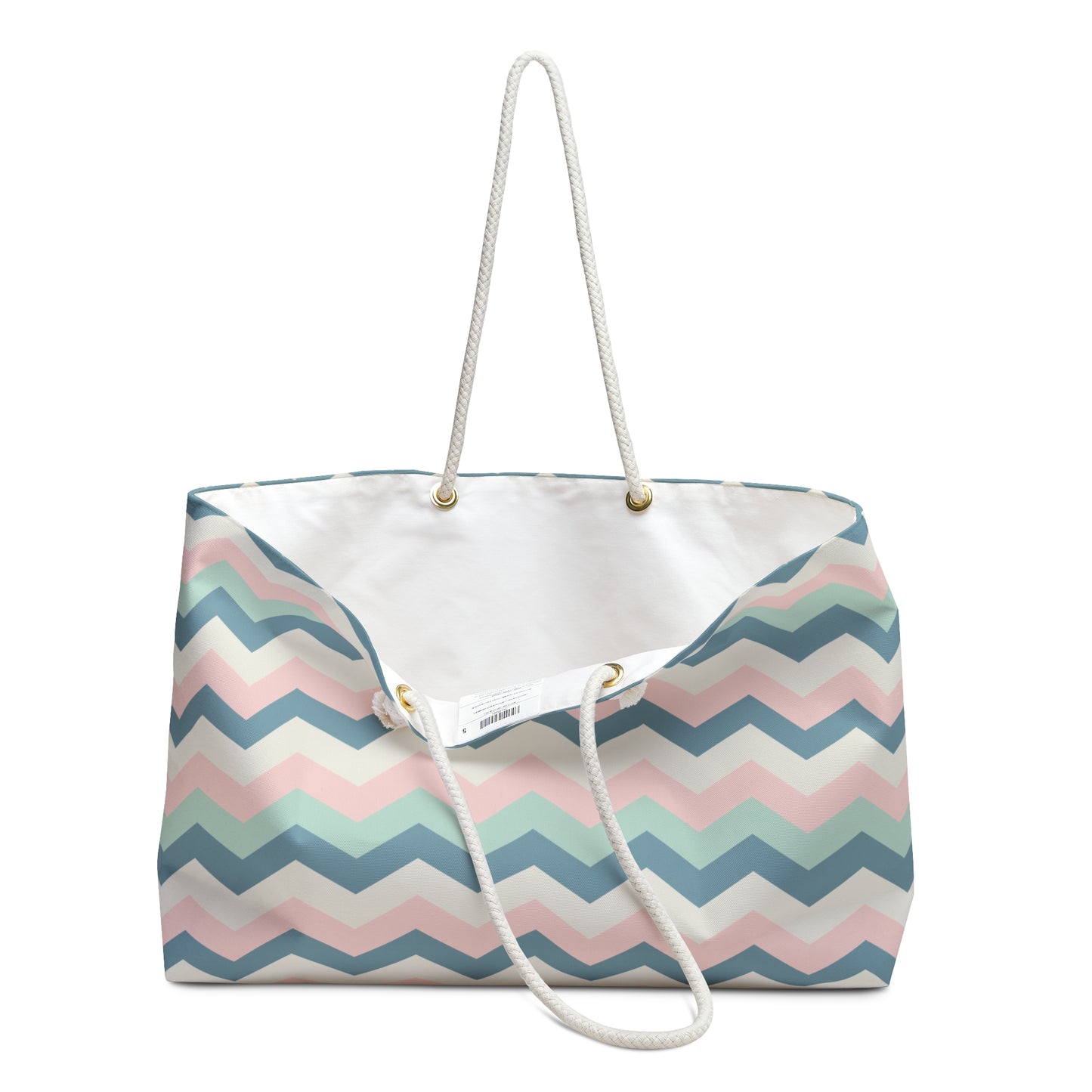 Chevron Pattern Weekender Bag - Stylish Travel Tote for Weekend Getaways