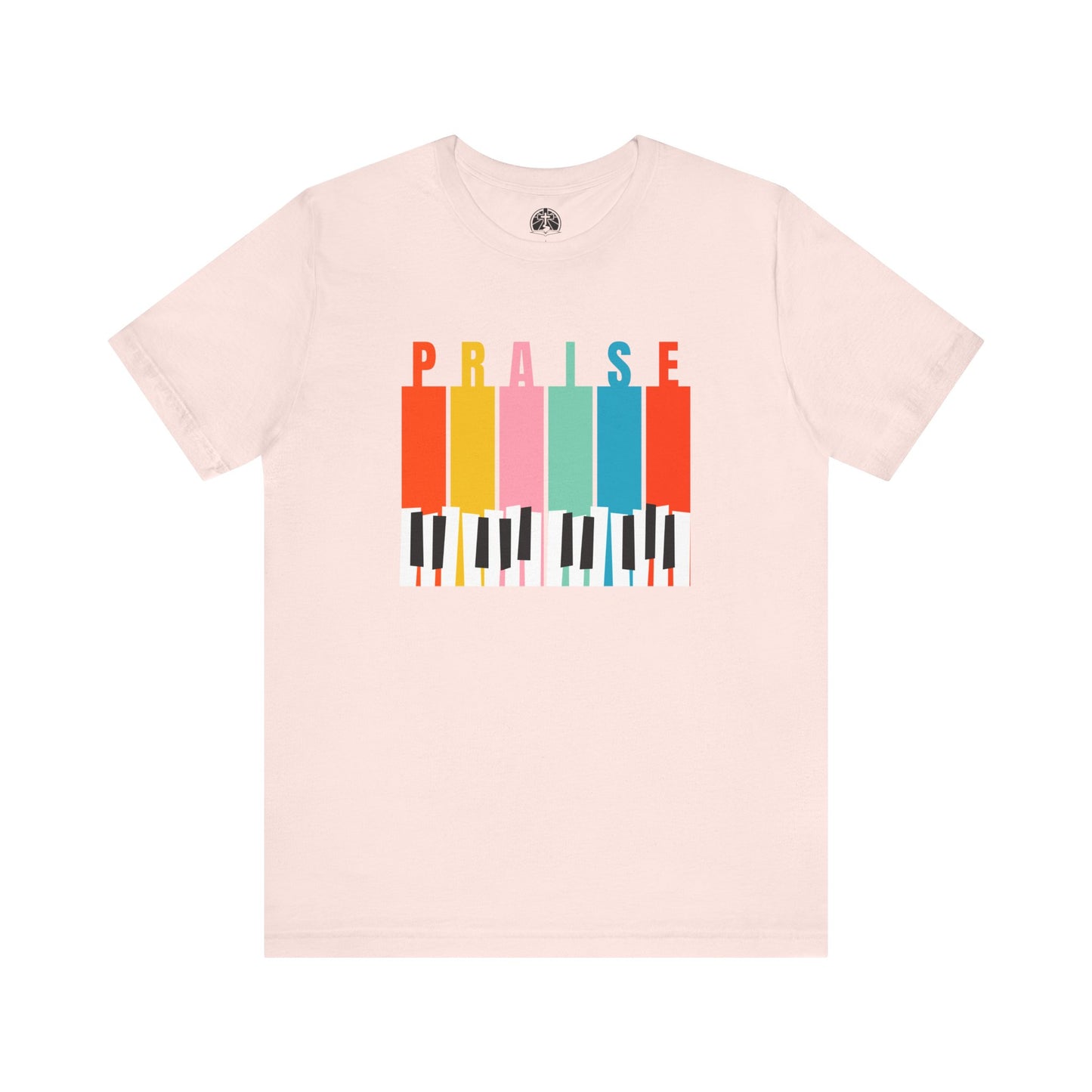 Praise Piano Unisex Jersey Short Sleeve Tee – Vibrant Music-Inspired Graphic Shirt