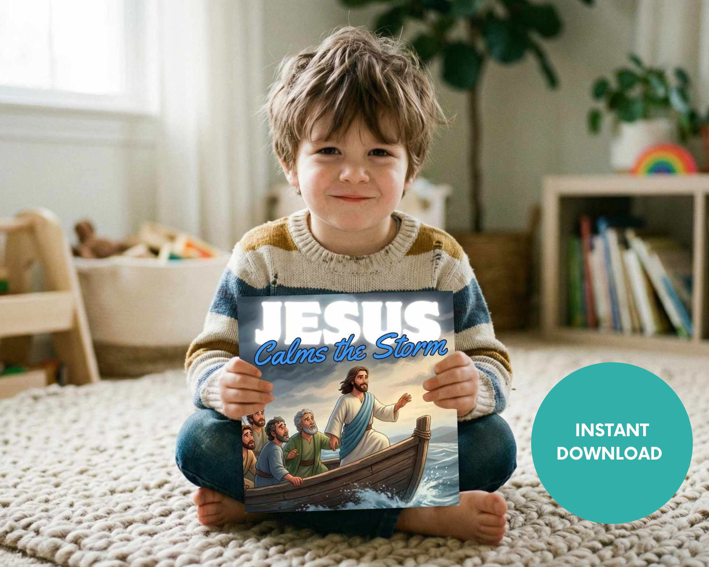 Jesus Calms the Storm Kids Digital Storybook