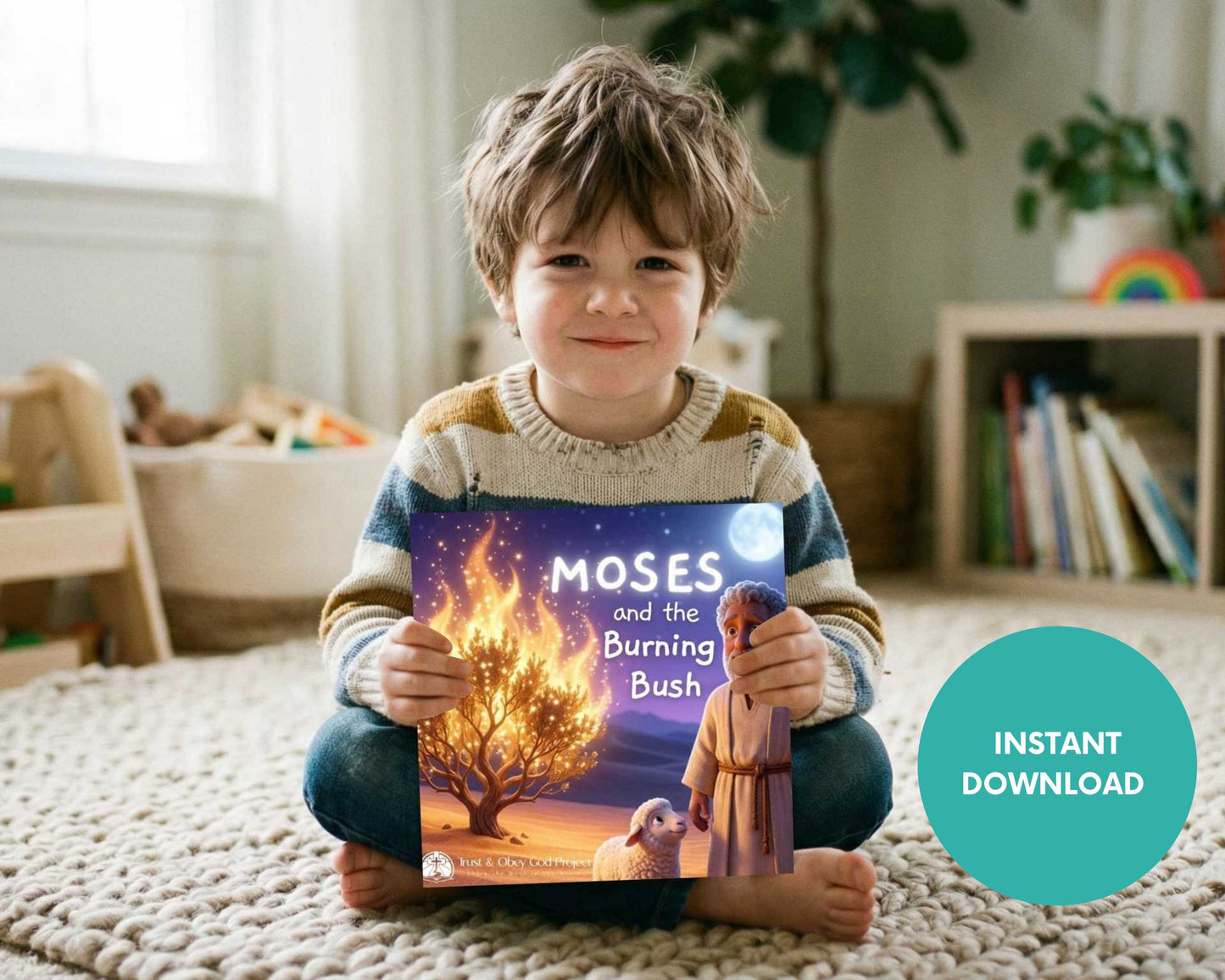 Moses and the Burning Bush Kids Digital Storybook