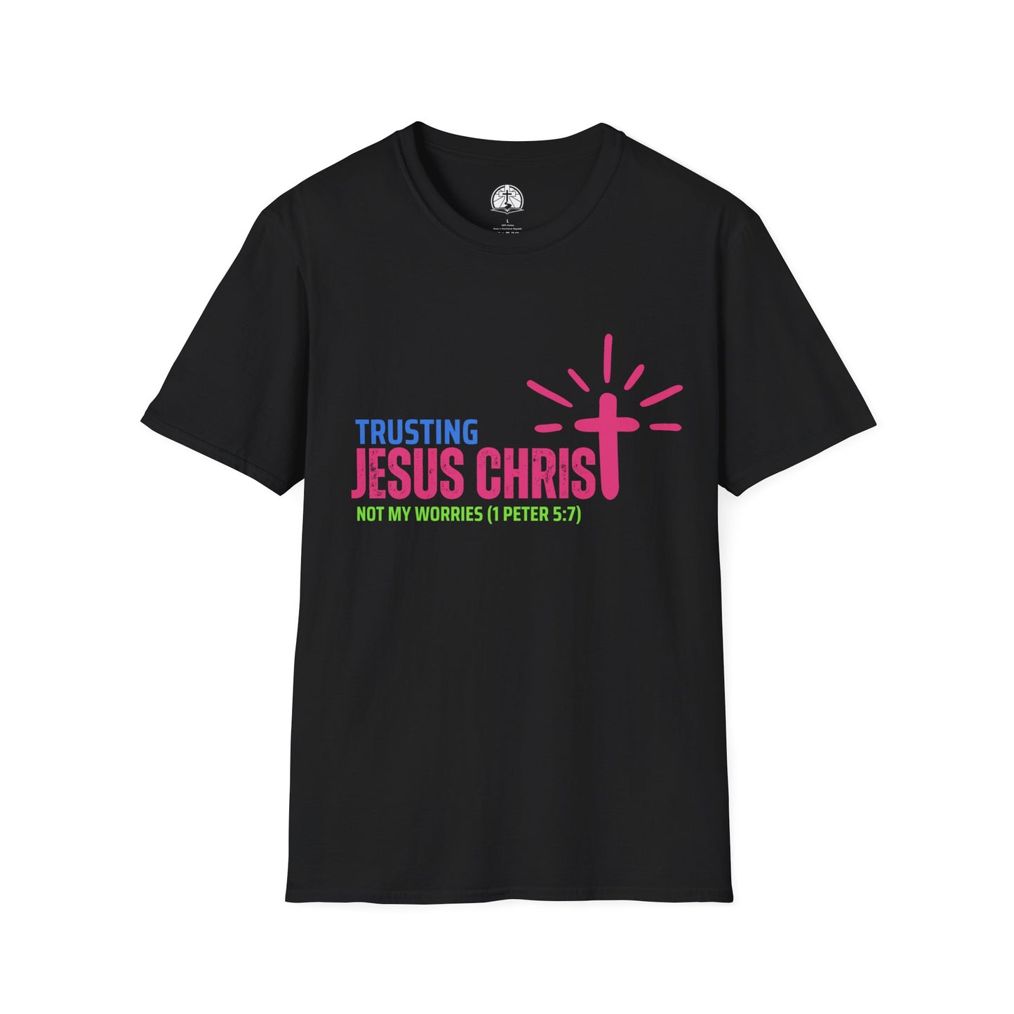 Trusting Jesus Christ Inspirational Christian Softstyle T-Shirt