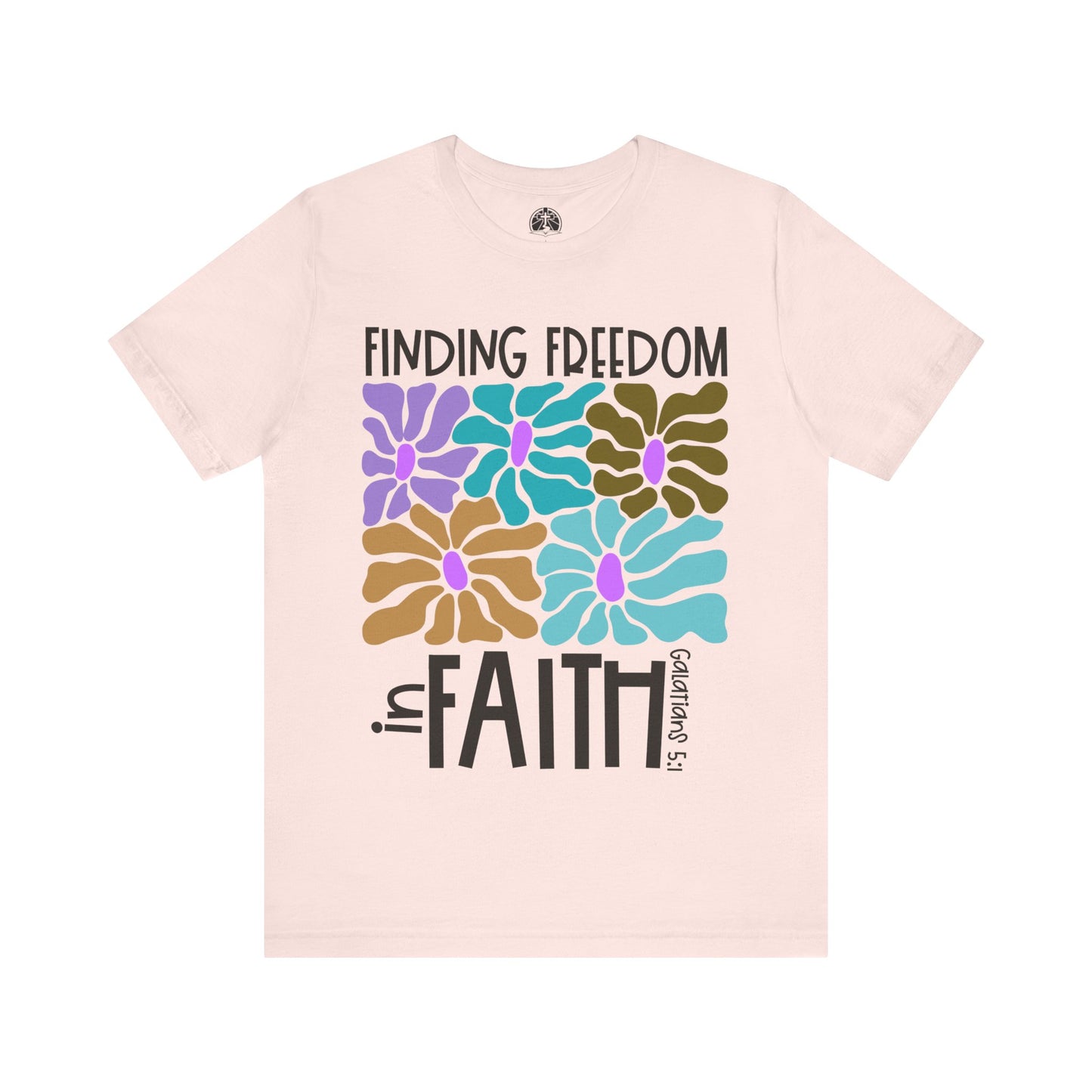 Finding Freedom in Faith Tee, Faith-Based Gift, Spiritual Motivation T-Shirt