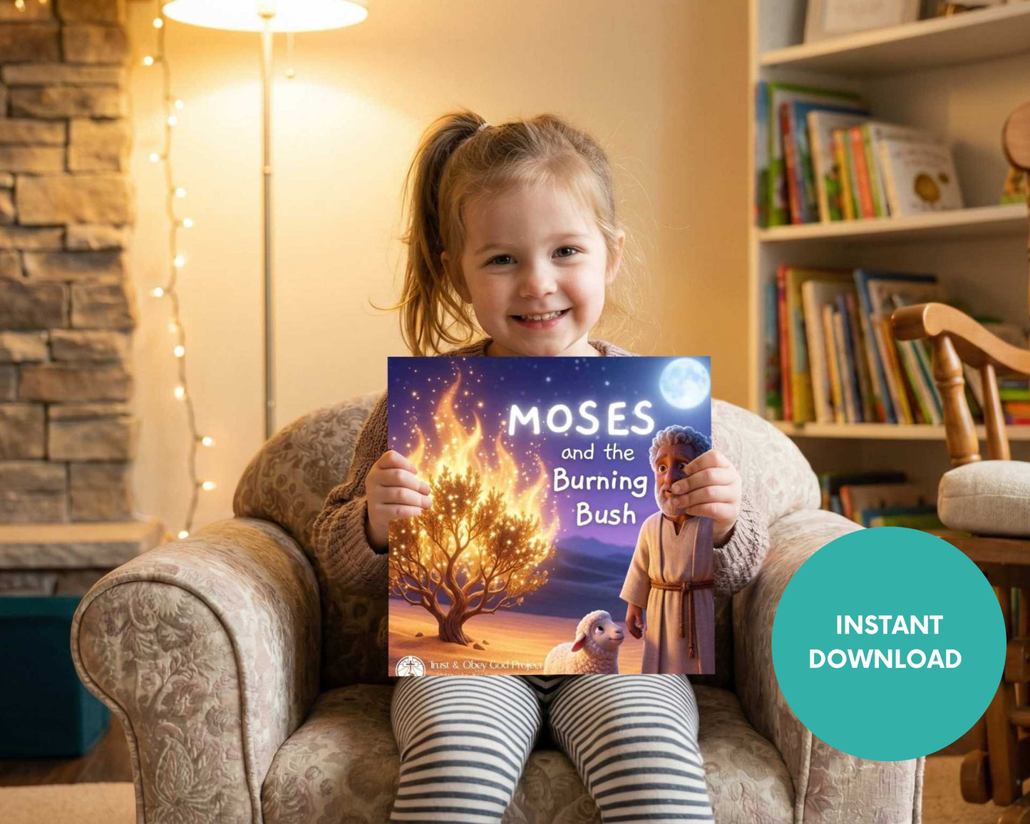 Moses and the Burning Bush Kids Digital Storybook