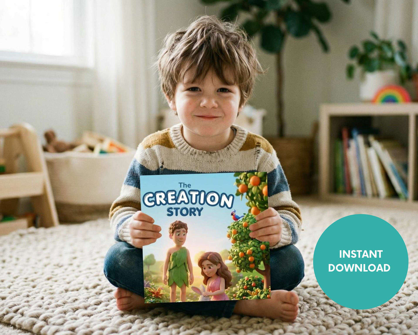 The Creation Story Through the Seven Days of Creation Digital Storybook