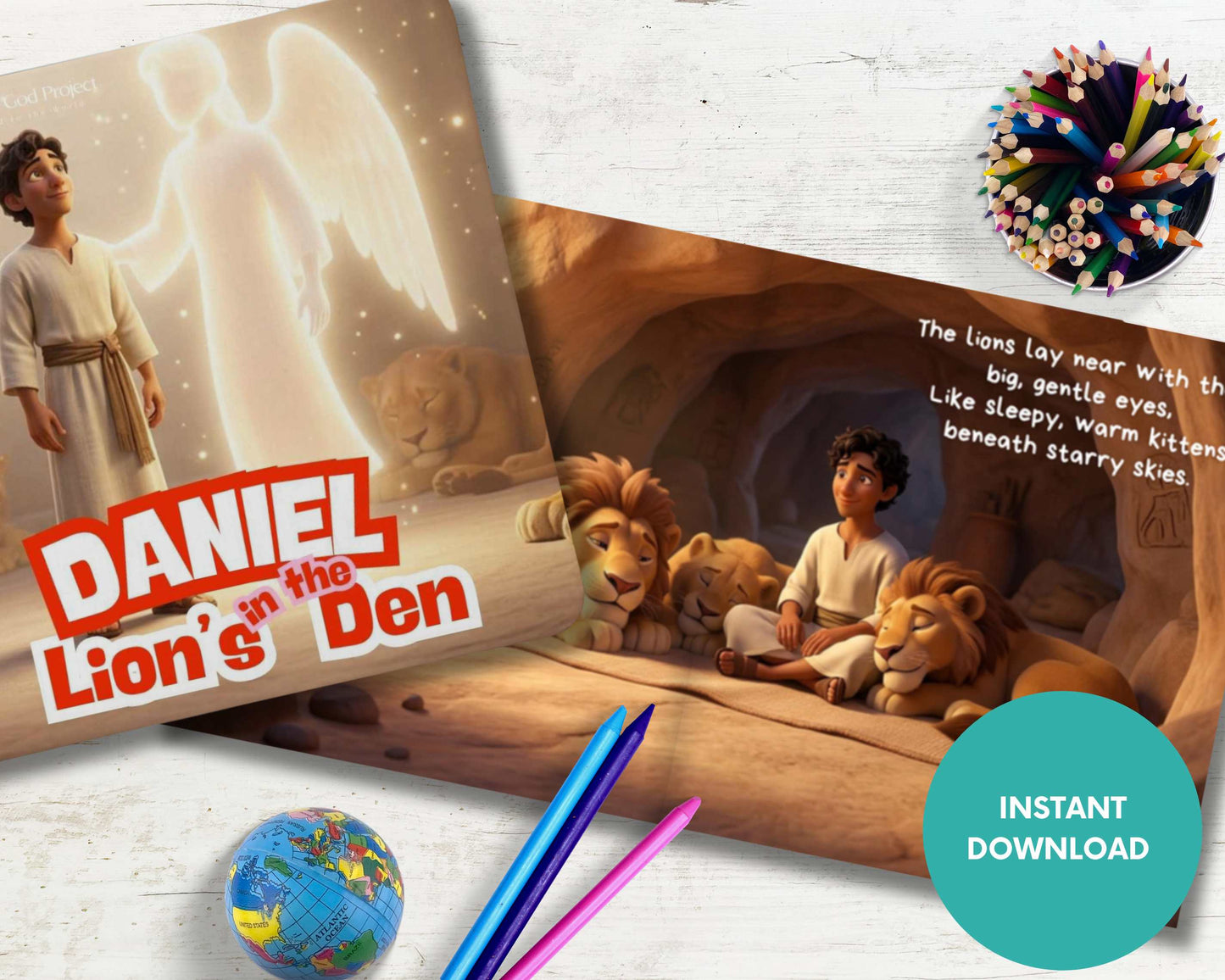 Daniel in the Lion’s Den Kids Digital Storybook