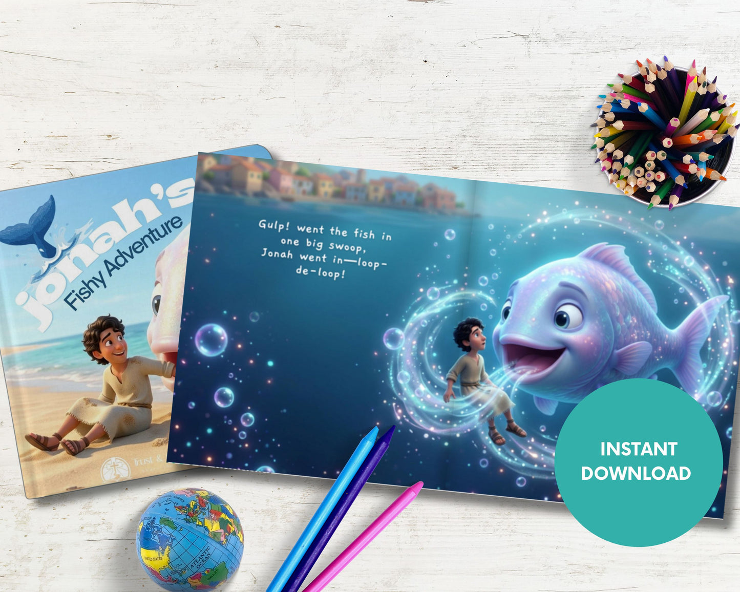 Jonah’s Fishy Adventure Kids Digital Storybook