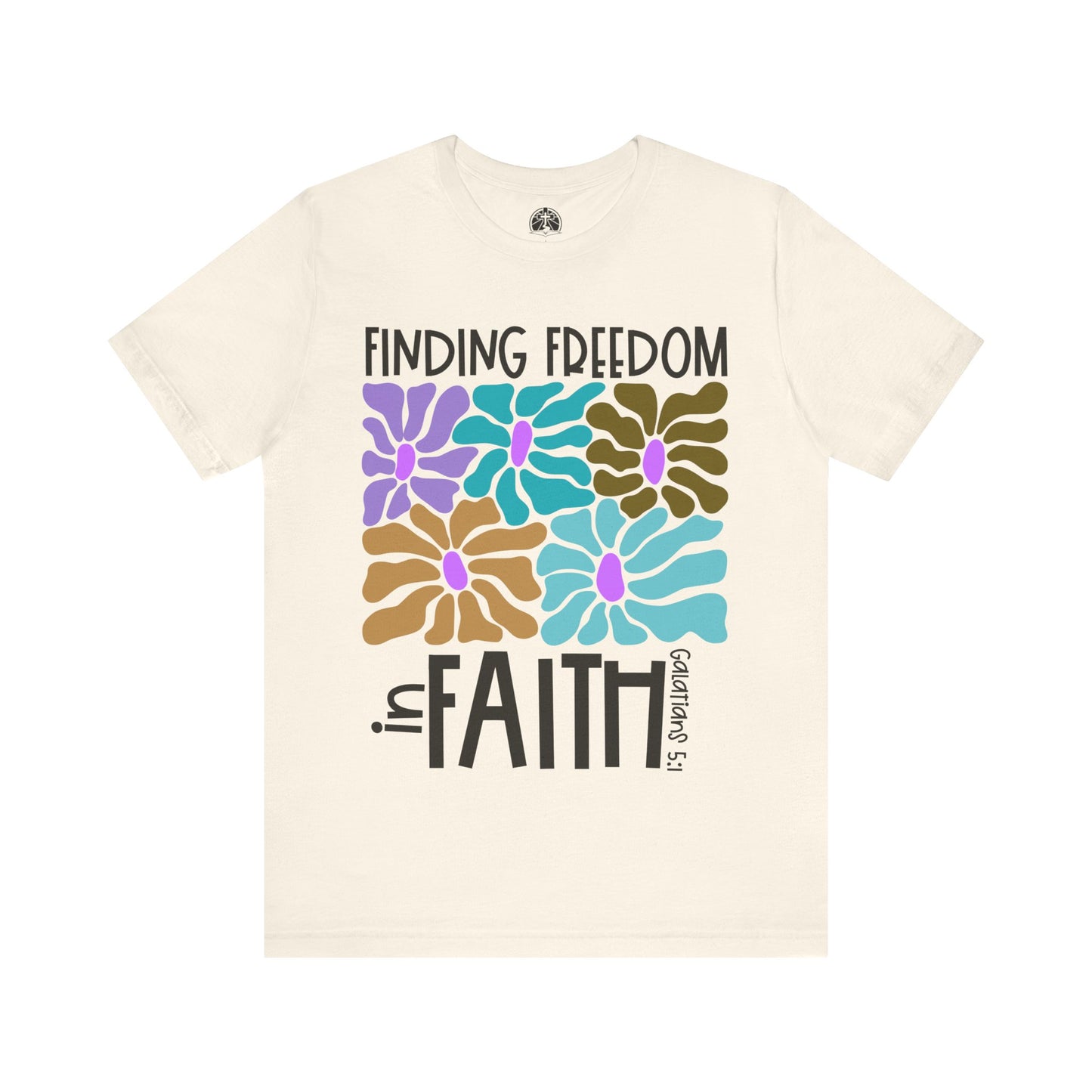 Finding Freedom in Faith Tee, Faith-Based Gift, Spiritual Motivation T-Shirt