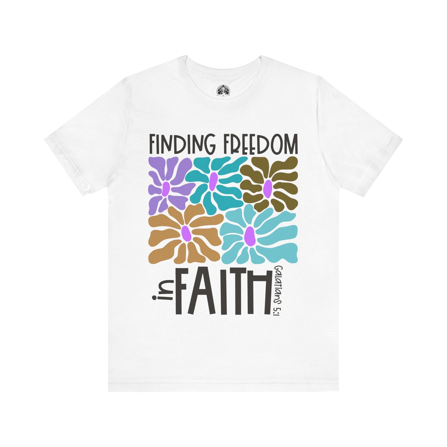 Finding Freedom in Faith Tee, Faith-Based Gift, Spiritual Motivation T-Shirt