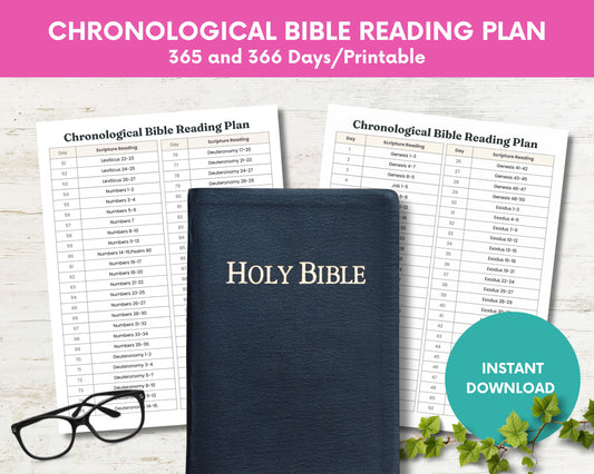 Printable 365/366 Days Chronological Bible Reading Plan