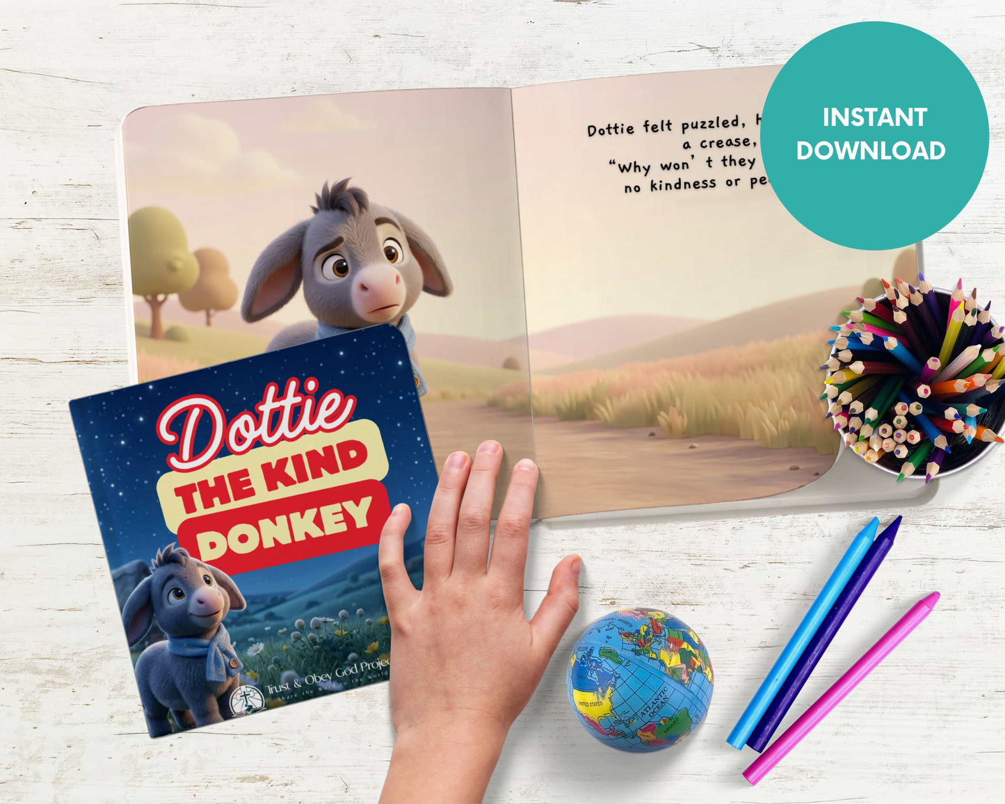 Dottie the Kind Donkey Kids Digital Storybook