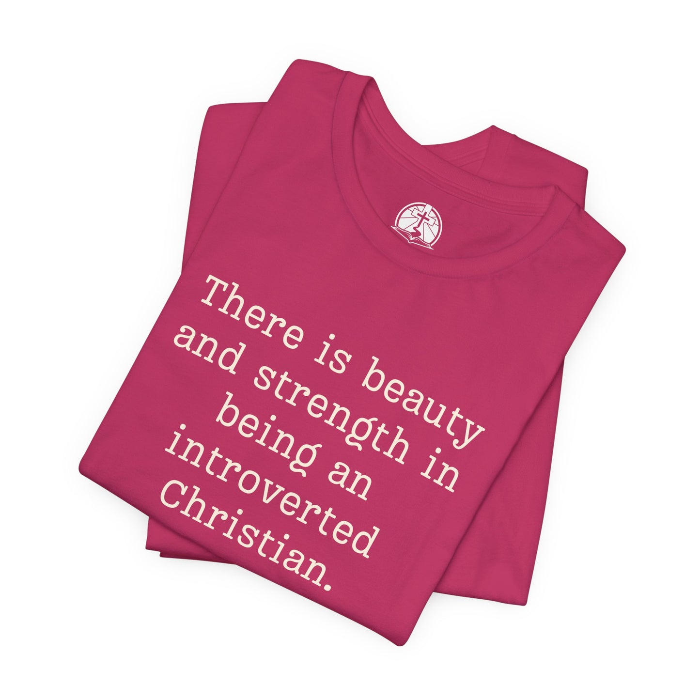 Inspirational Introvert Christian Jersey Short Sleeve T-Shirt