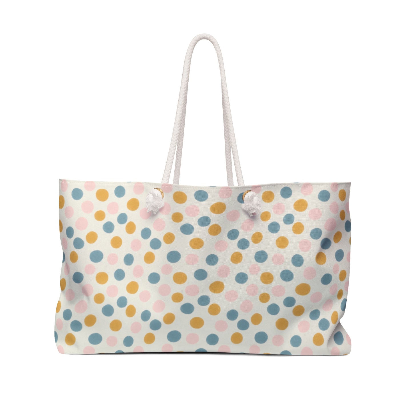 Colorful Polka Dot Weekend Bag - Stylish & Versatile Travel Tote