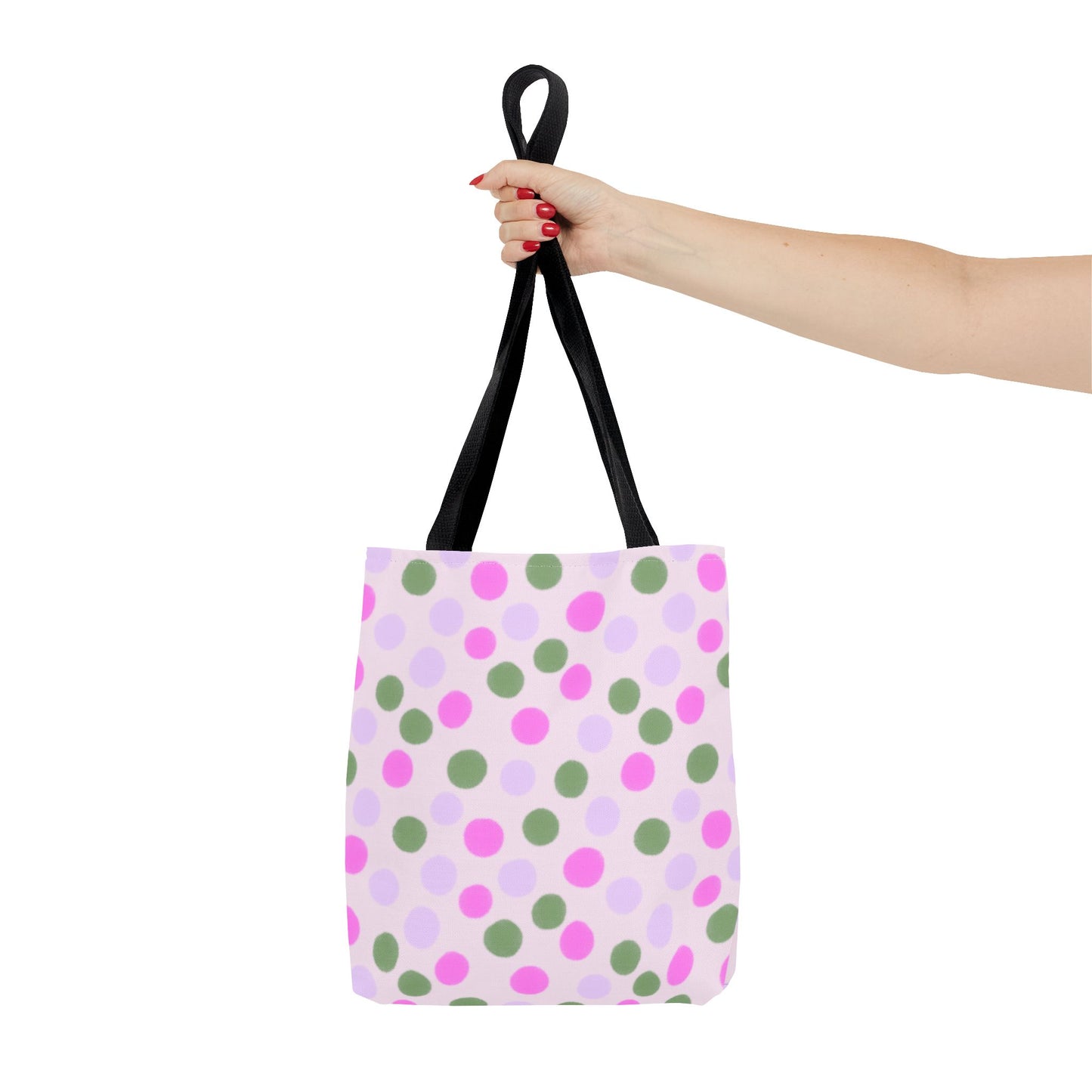 Colorful Polka Dot Tote Bag – Ideal for Everyday Use & Gift Giving