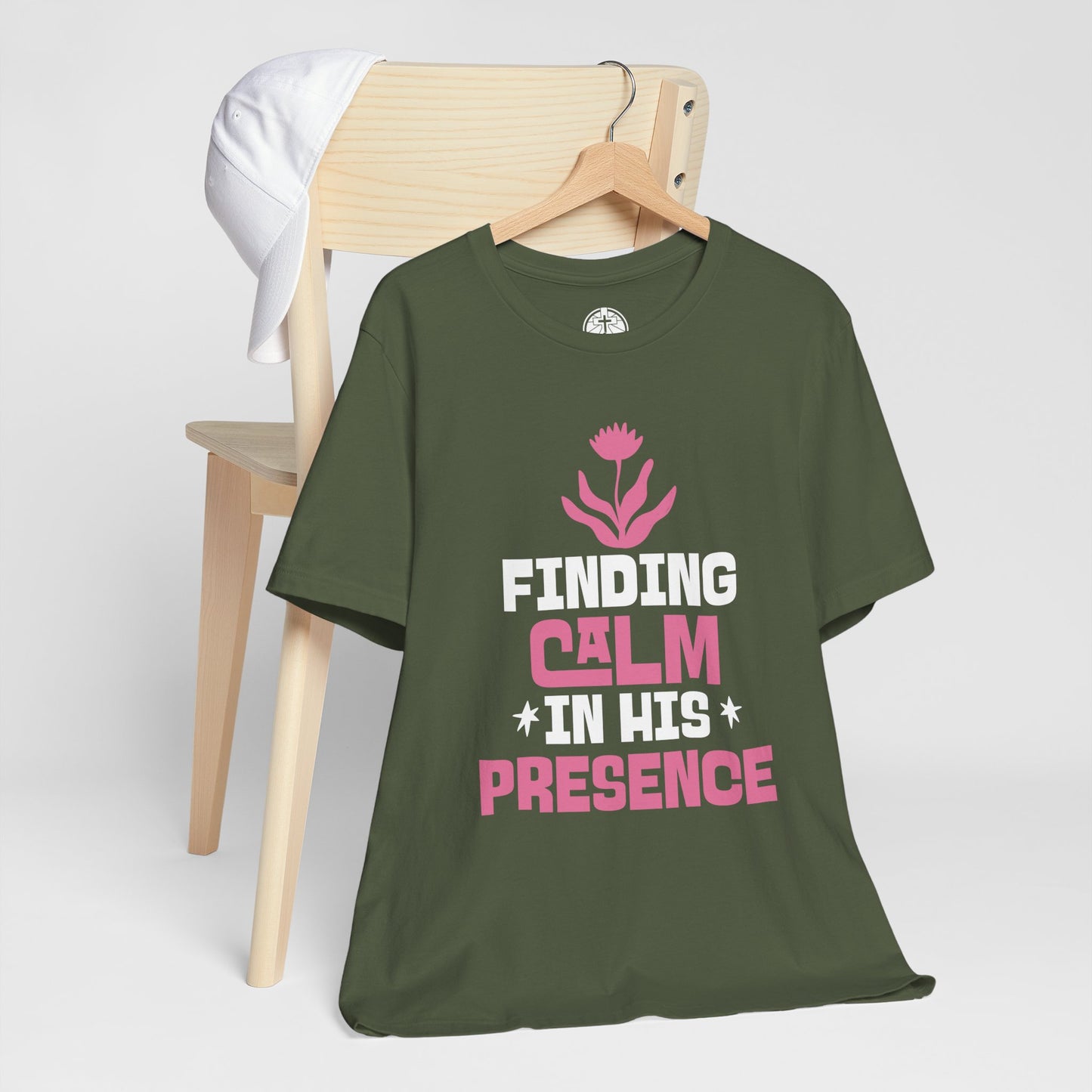 Finding Calm in His Presence Christian T-Shirt