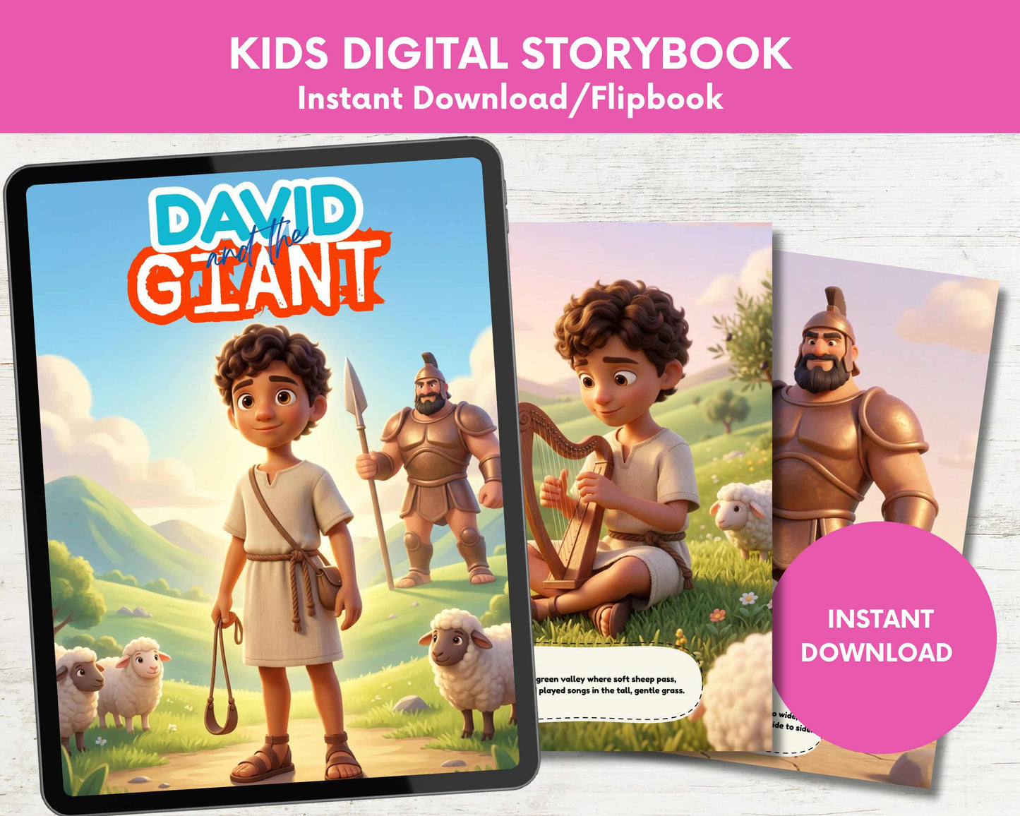 David and the Giant Kids Digital Storybook