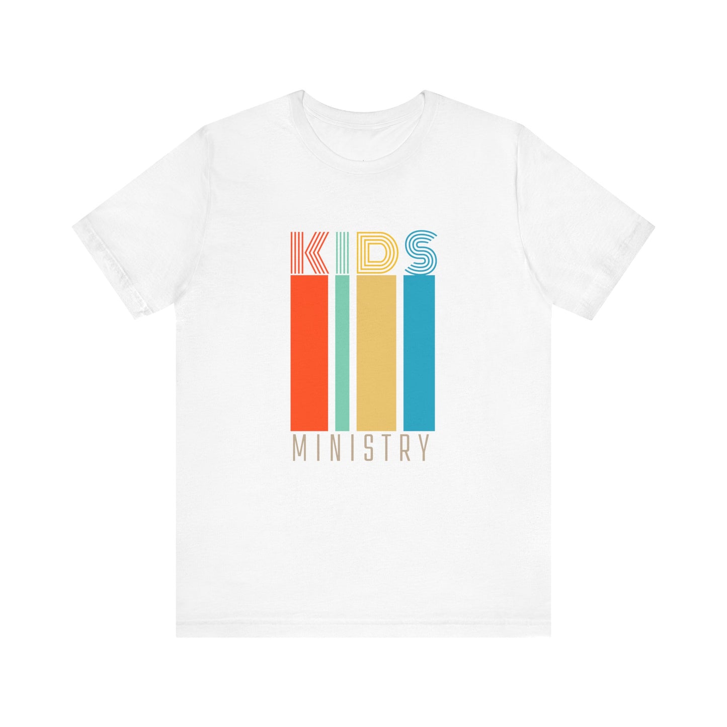 Vintage Kids Ministry Short Sleeve Tee for Church Events