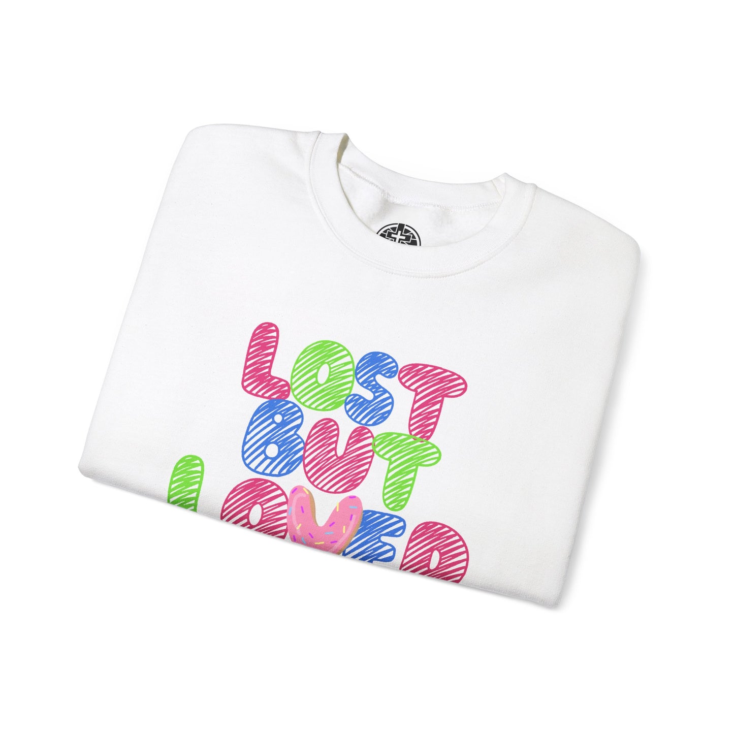 Lost But Loved Christian Heavy Blend Crewneck Sweatshirt