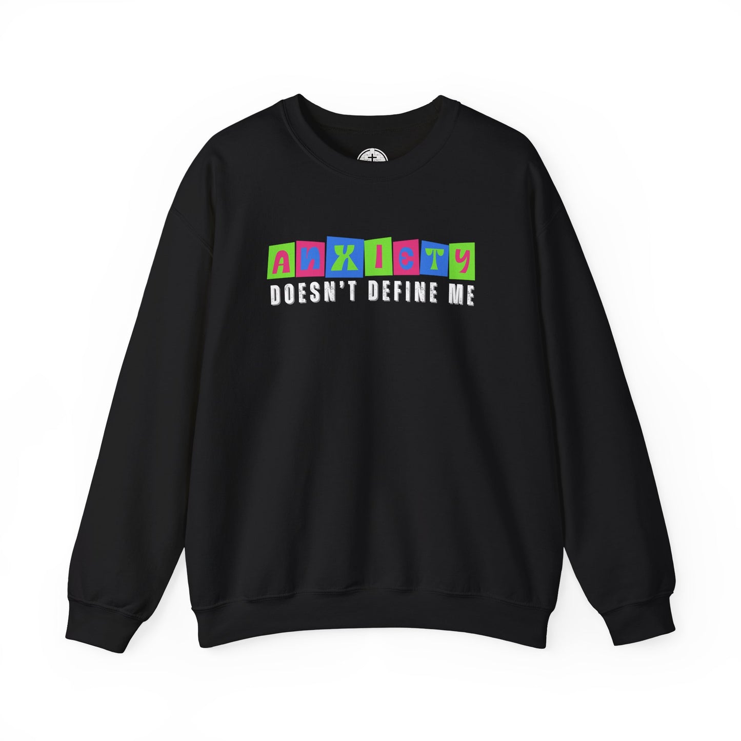 Anxiety Doesn't Define Me Christian Heavy Blend Crewneck Sweatshirt