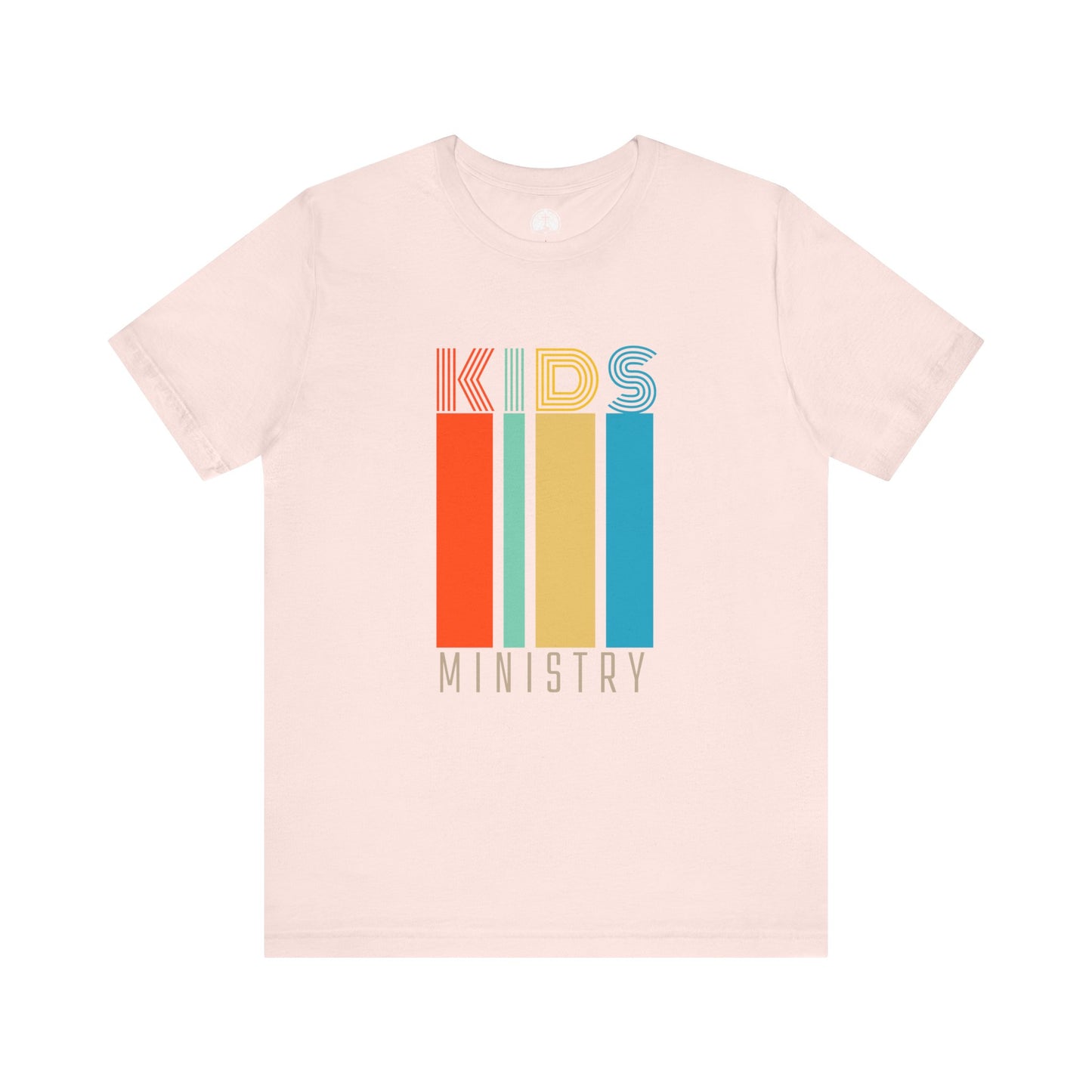 Vintage Kids Ministry Short Sleeve Tee for Church Events