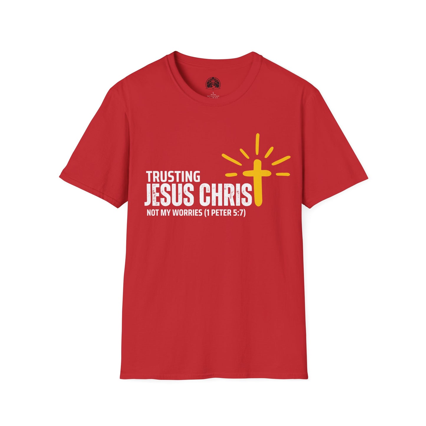 Trusting Jesus Christ Inspirational Christian Softstyle T-Shirt