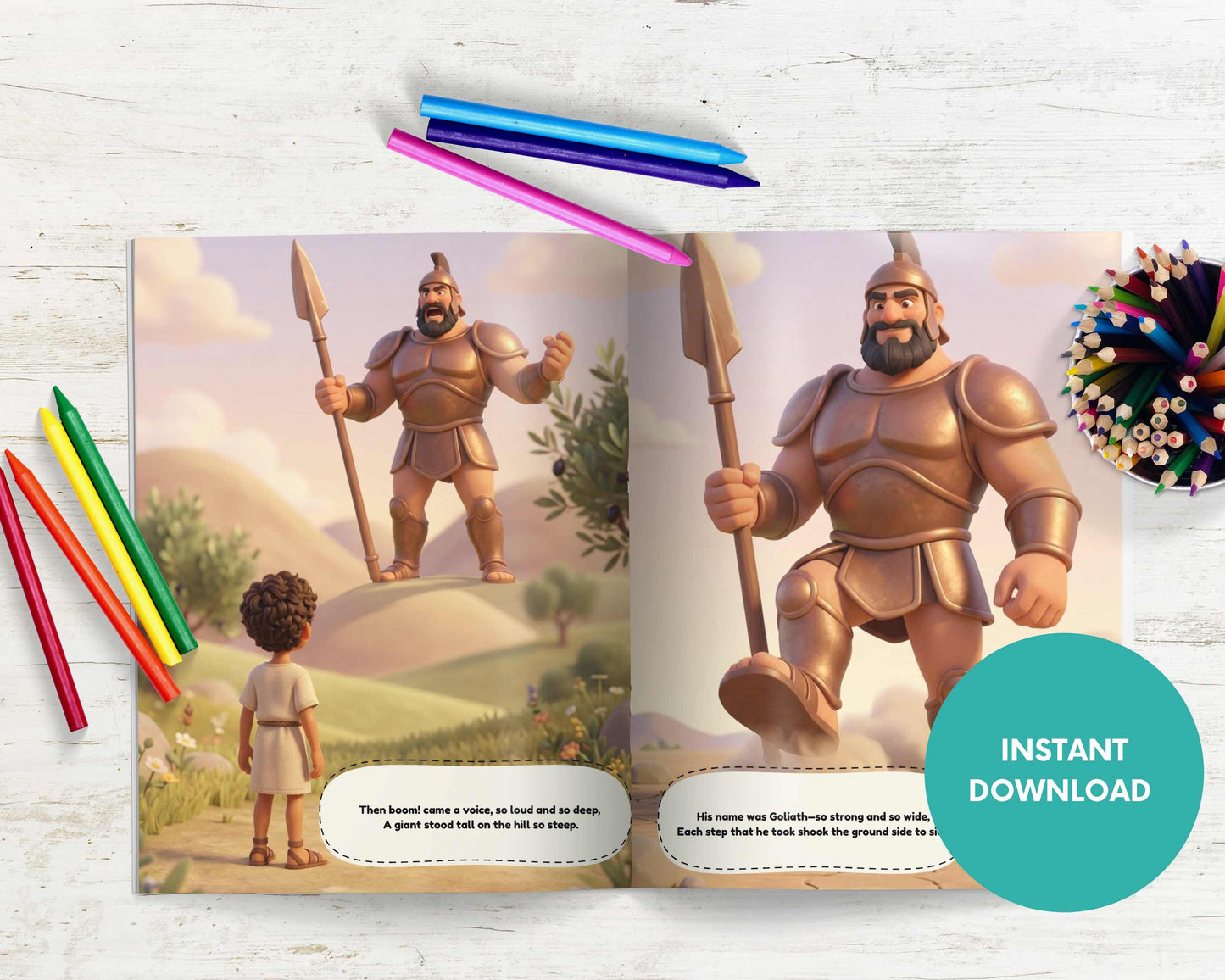 David and the Giant Kids Digital Storybook