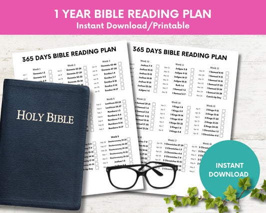 2026 Daily Bible Reading Plan:Read the Gospel in 1 Year