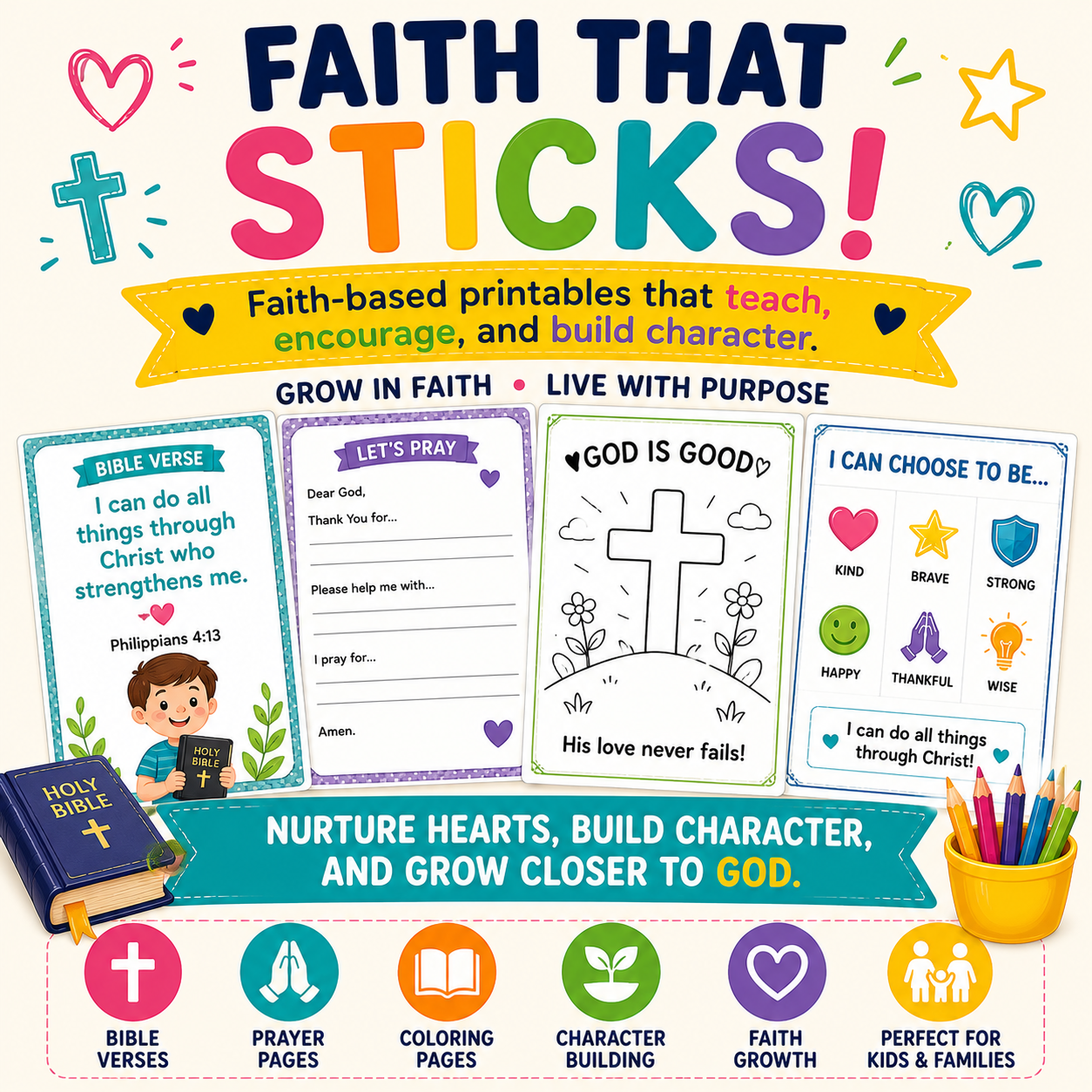 Back to School Mega Bundle for Kids – 10,000+ Pages of Fun, Faith & Learning (With Master Resell Rights!)