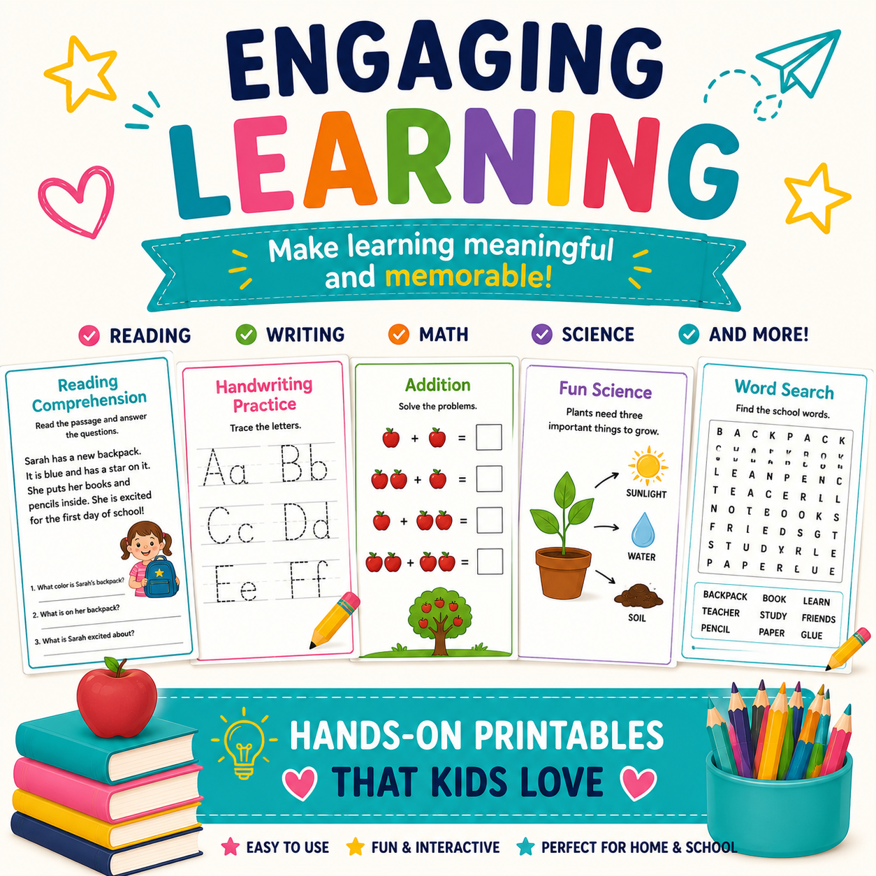 Back to School Mega Bundle for Kids – 10,000+ Pages of Fun, Faith & Learning (With Master Resell Rights!)