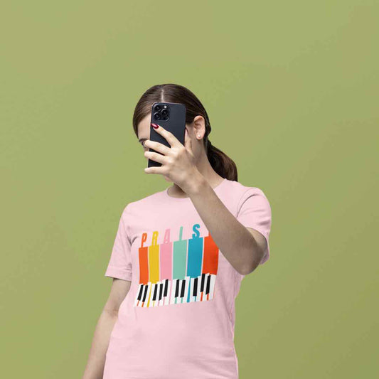 Praise Piano Unisex Jersey Short Sleeve Tee – Vibrant Music-Inspired Graphic Shirt