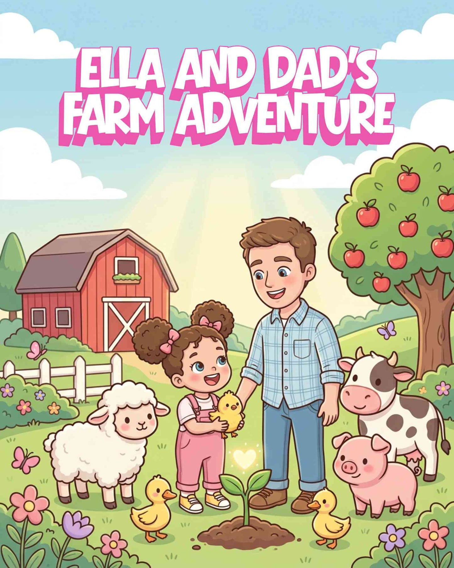 (Child's Name) and Dad's Farm Adventure | Personalized Digital Storybook