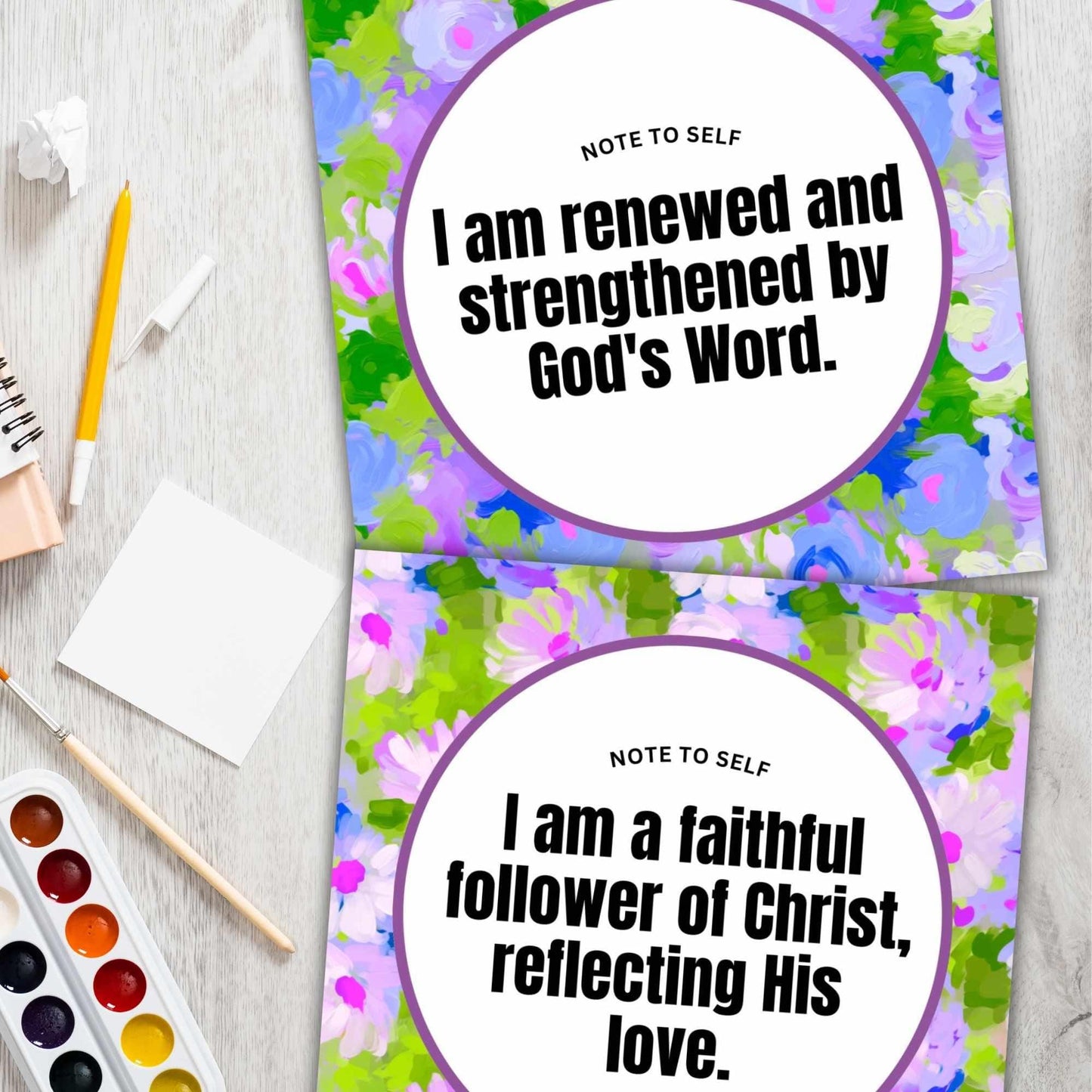 Printable Faith Affirmation Cards for Christian Women Volume 2