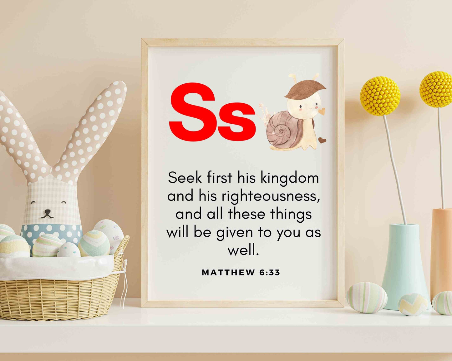 Kids Printable Alphabet Bible Verse Cards from A to Z