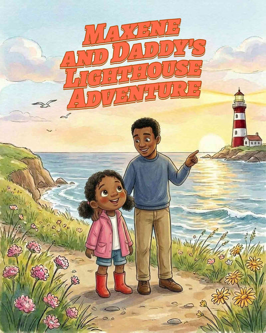 (Child's Name) and Dad's Lighthouse Adventure | Personalized Digital Storybook